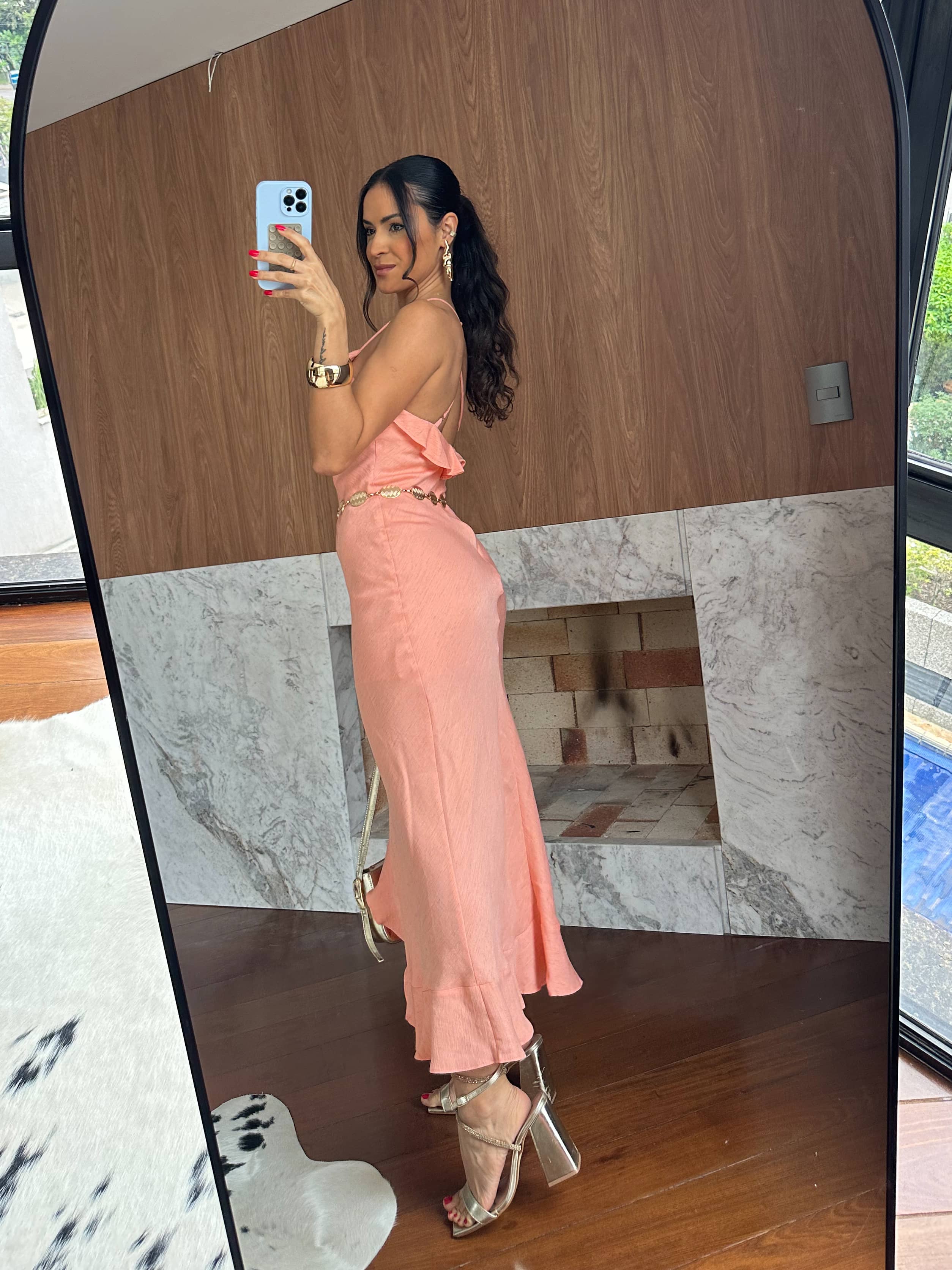 Vestido Midi Coral Maite