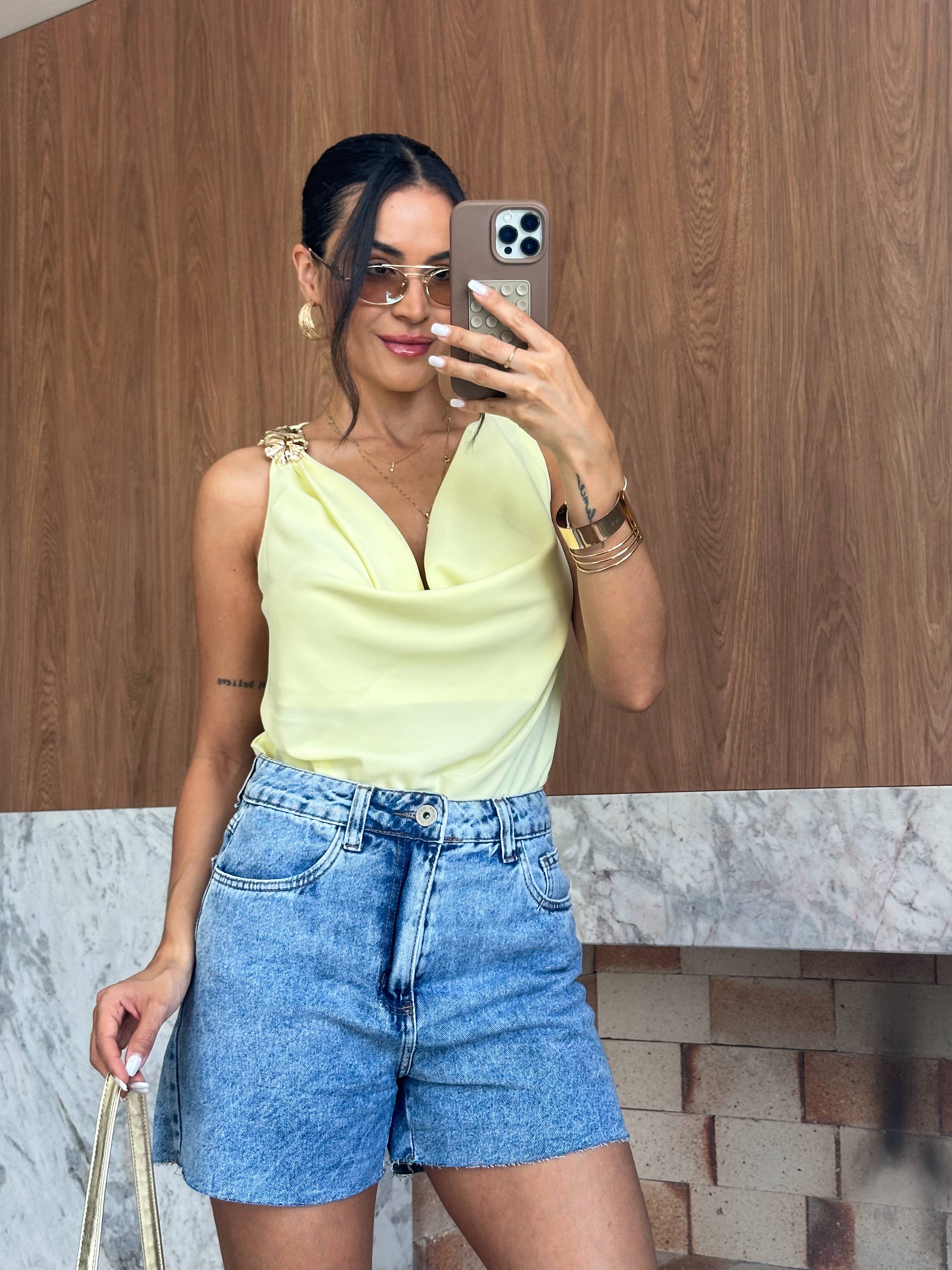 Blusa Manteiga Melissa