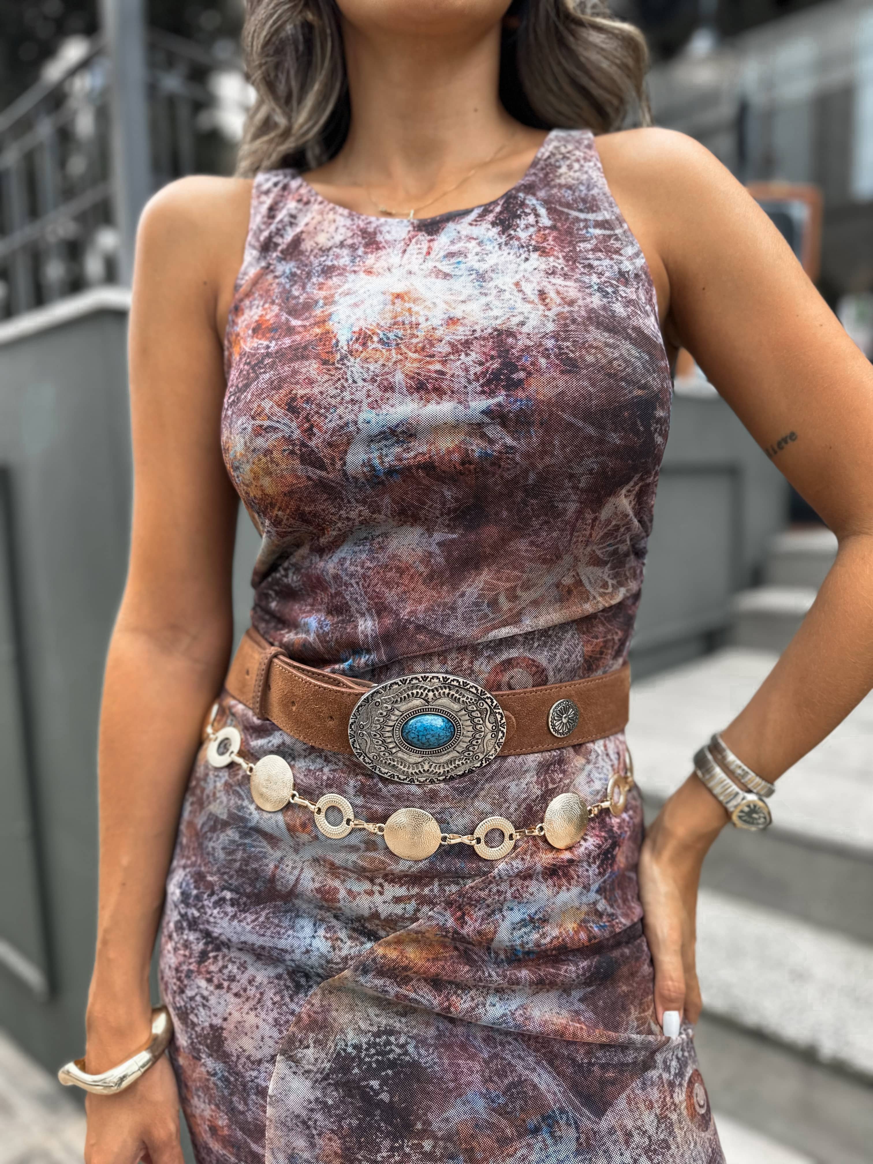 Vestido Midi em Tule Agnes