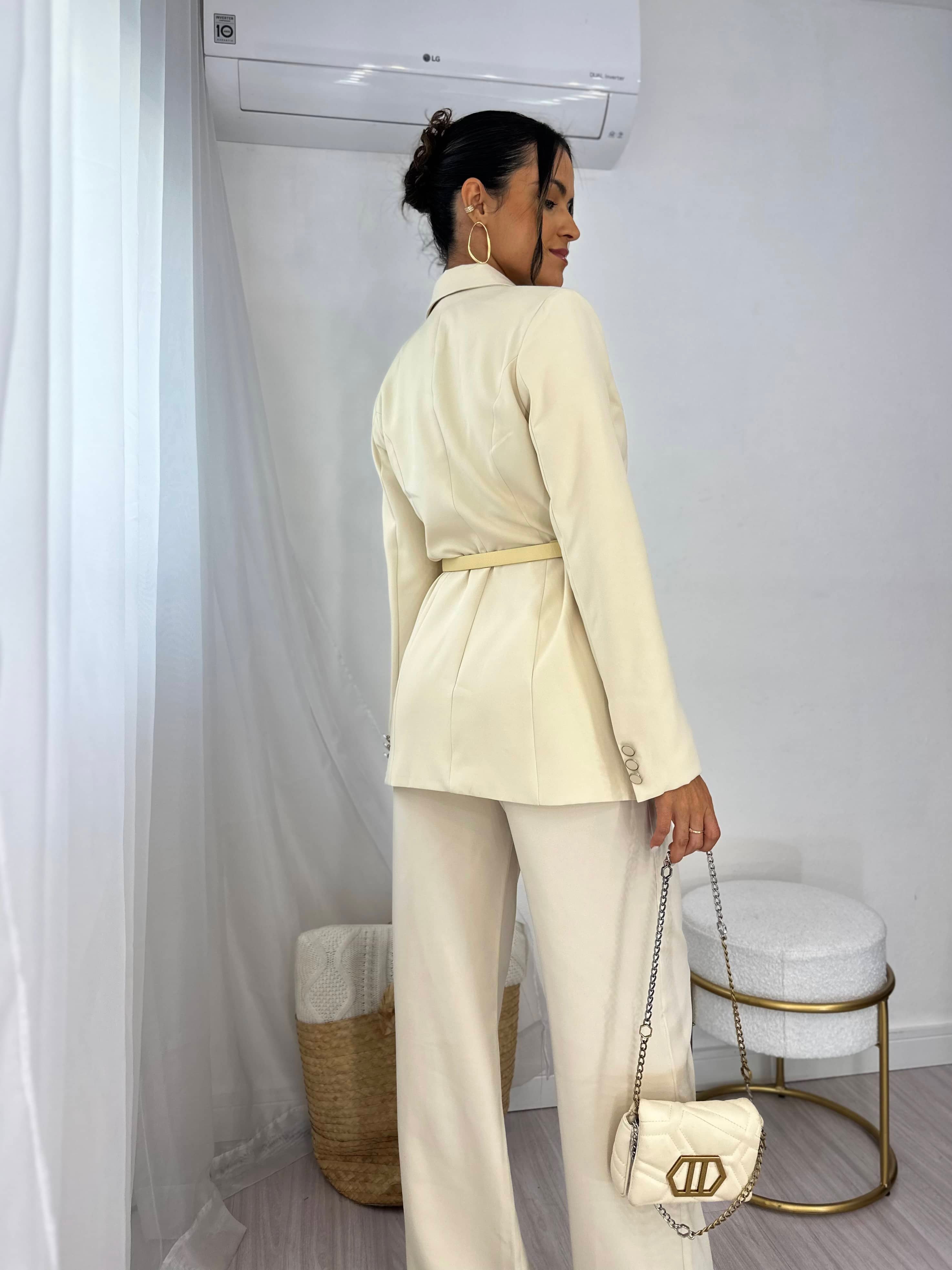 Maxi Blazer Amélia Creme