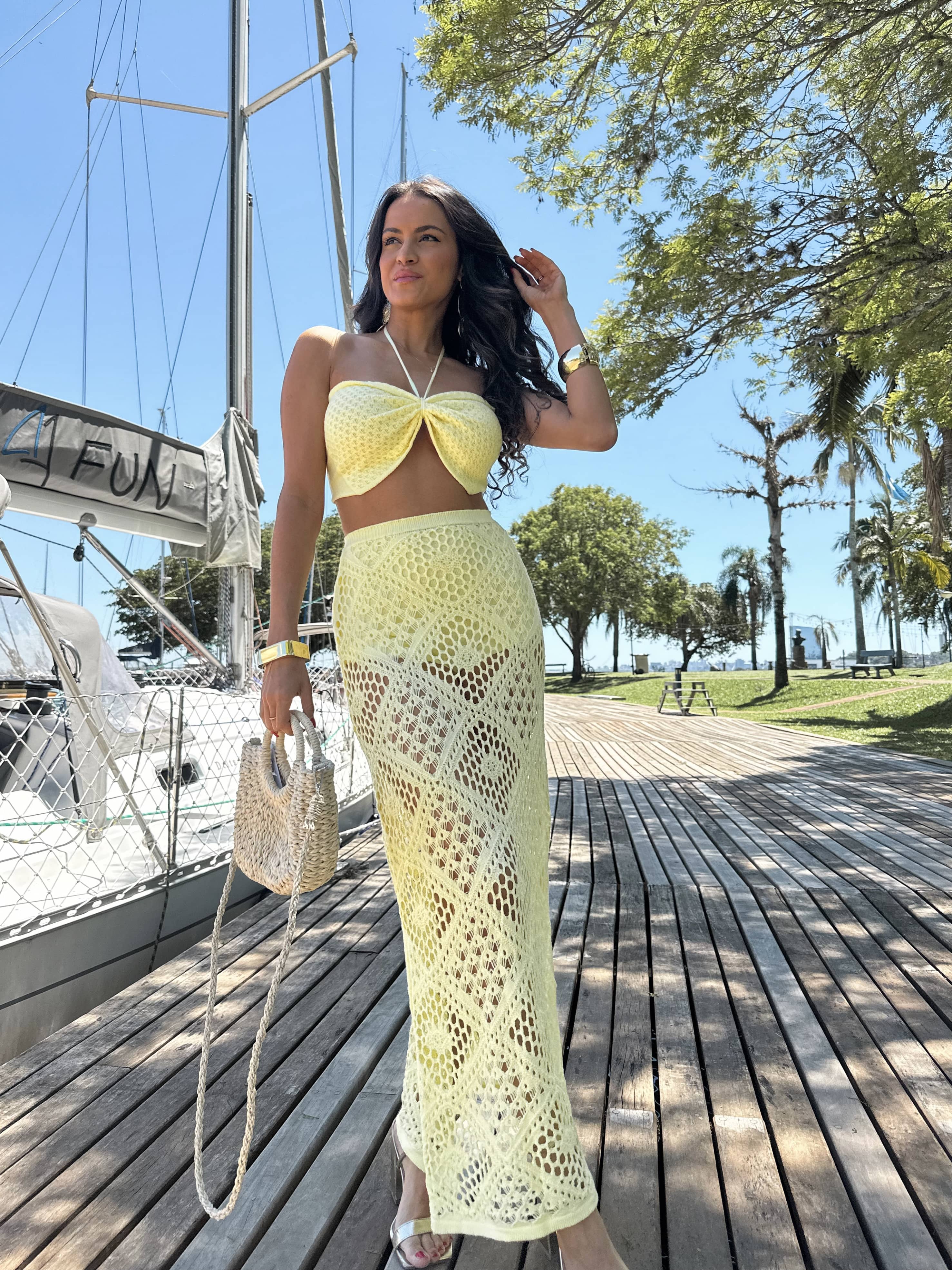 Conjunto Aruba Amarelo