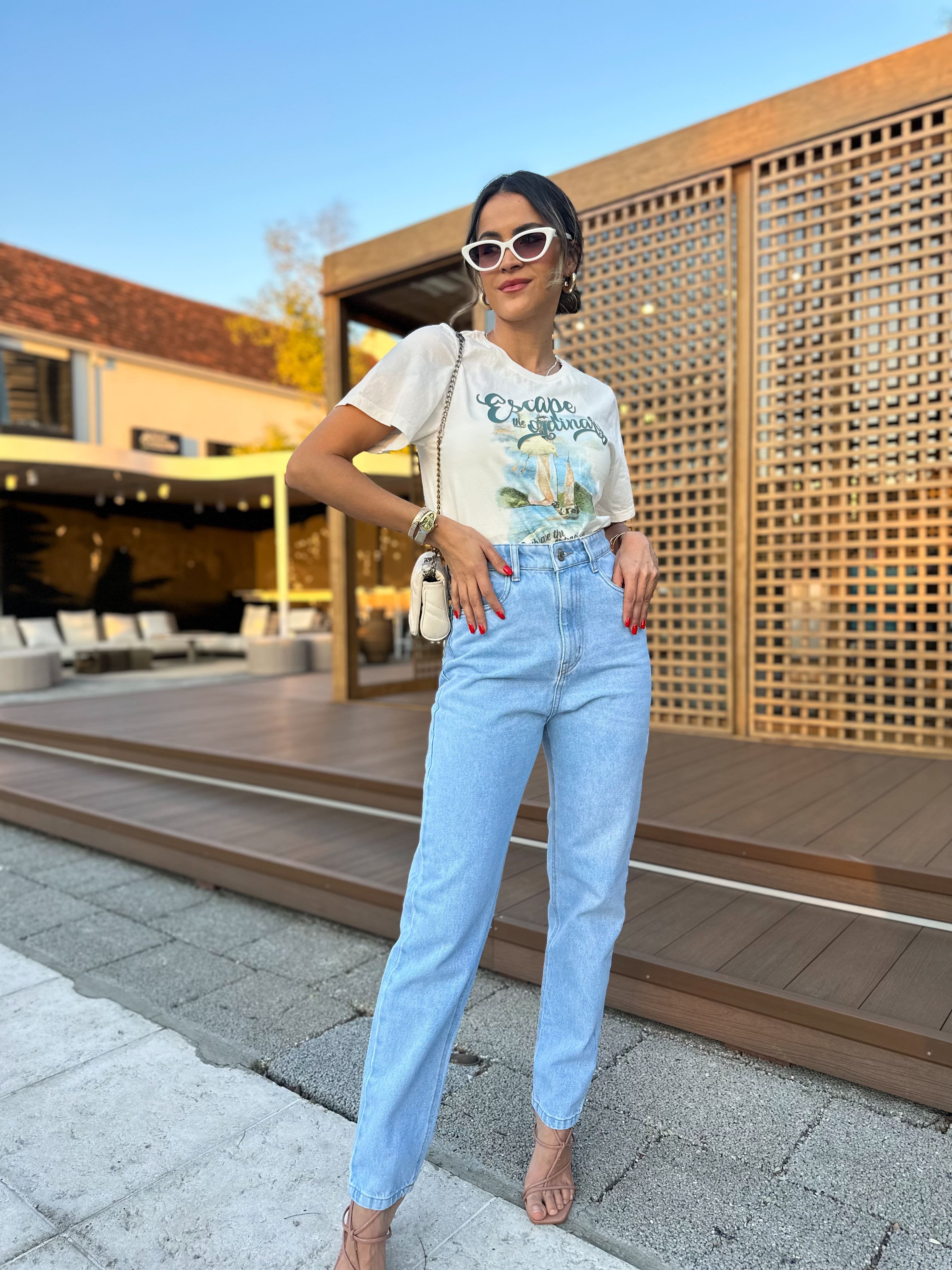 Calça Mom Luiza Clara