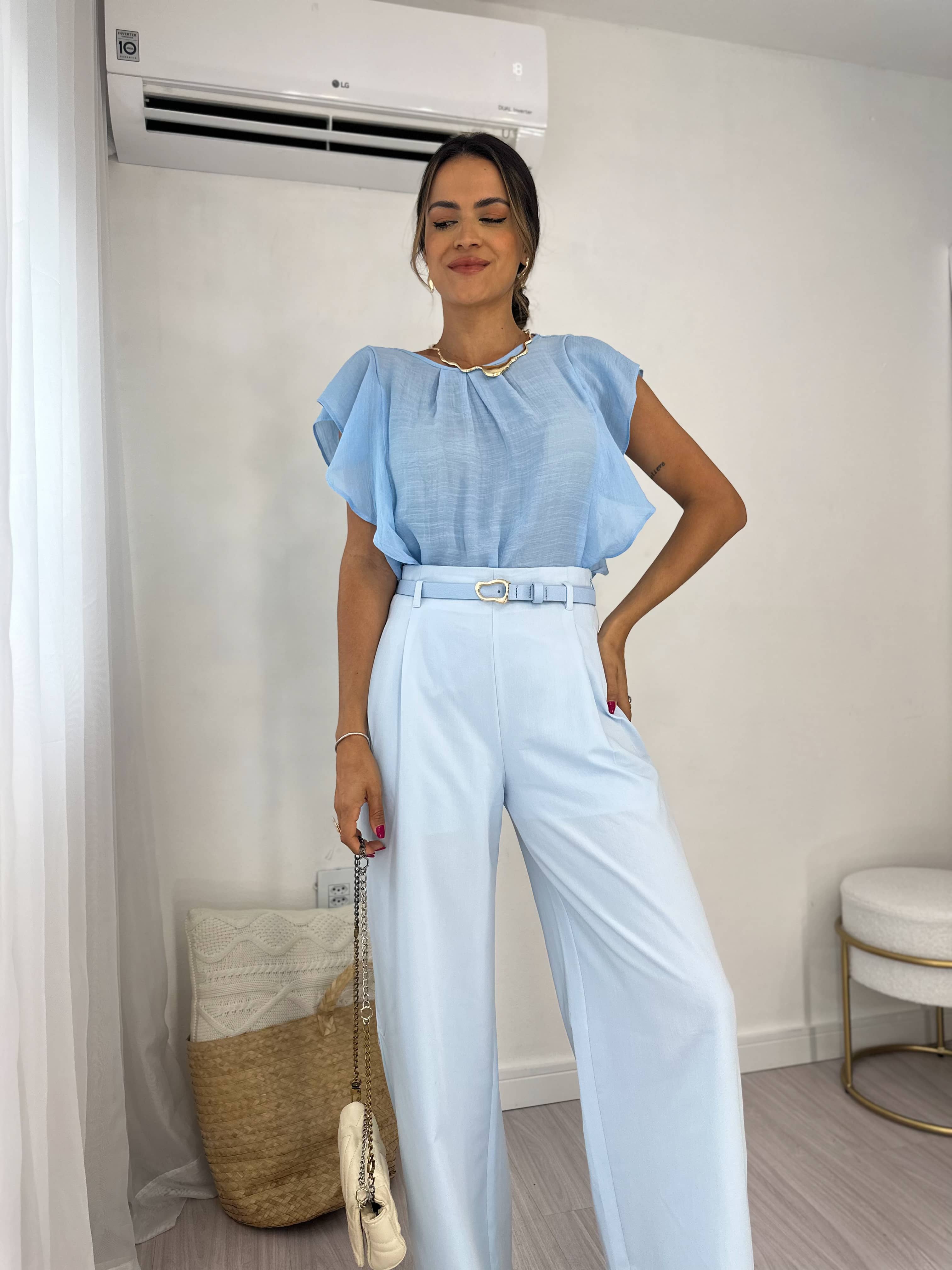 Blusa Baby Blue Lize