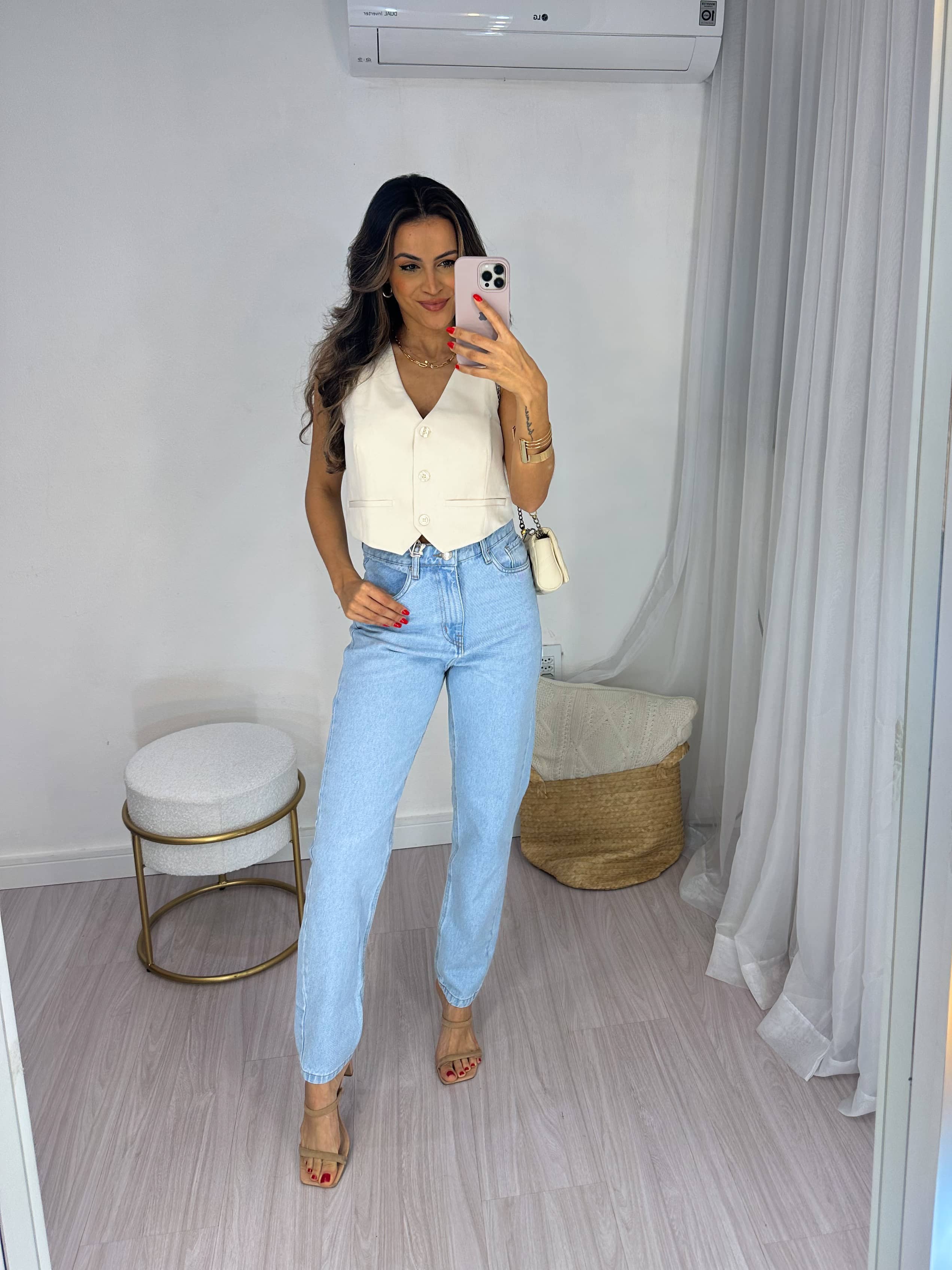 Calça Mom Luiza Clara