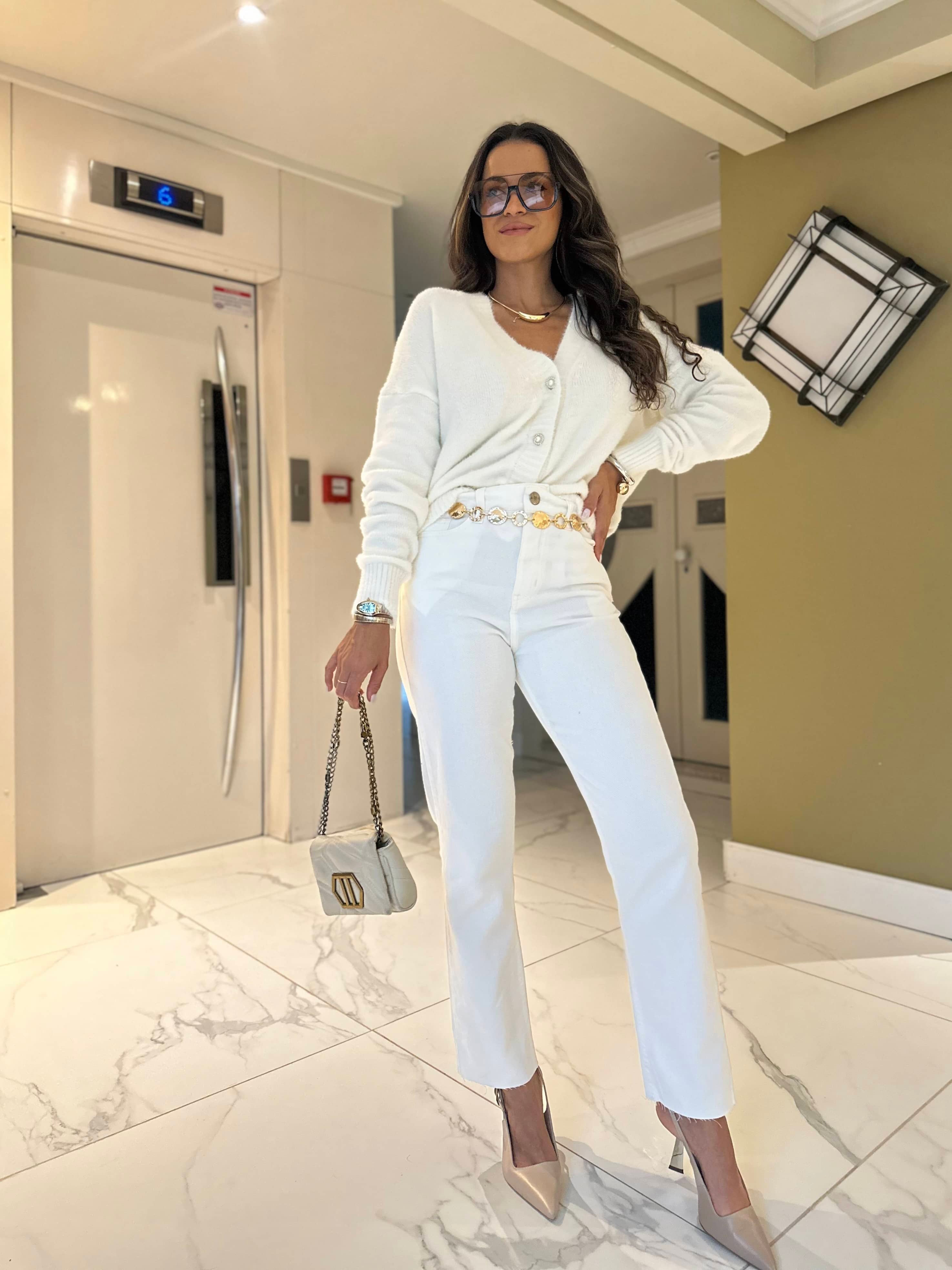 Casaco Tricot Off Myra