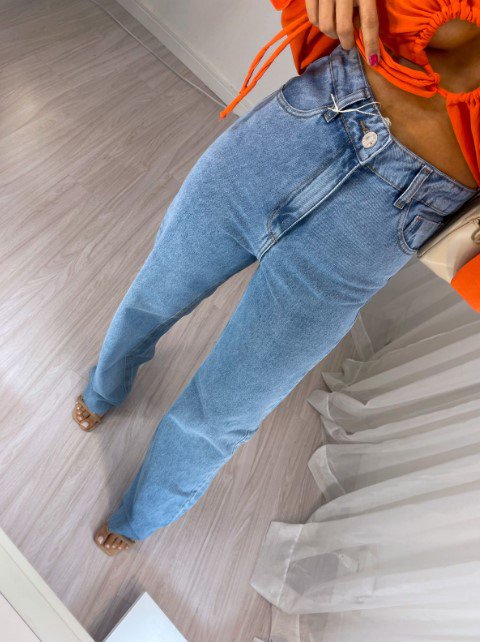 Calça Wide Leg Sofi Média