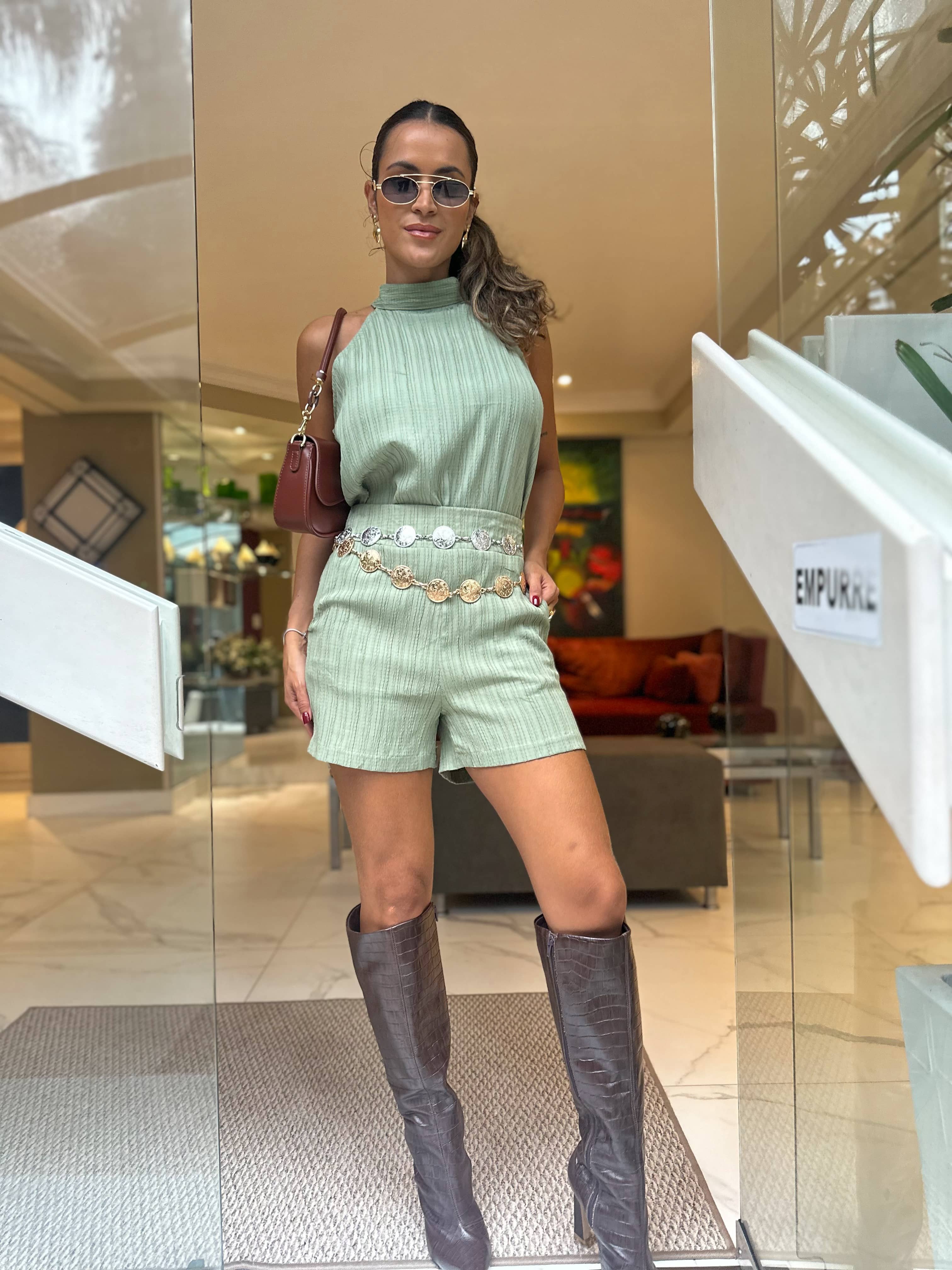 Conjunto Verde Viviane