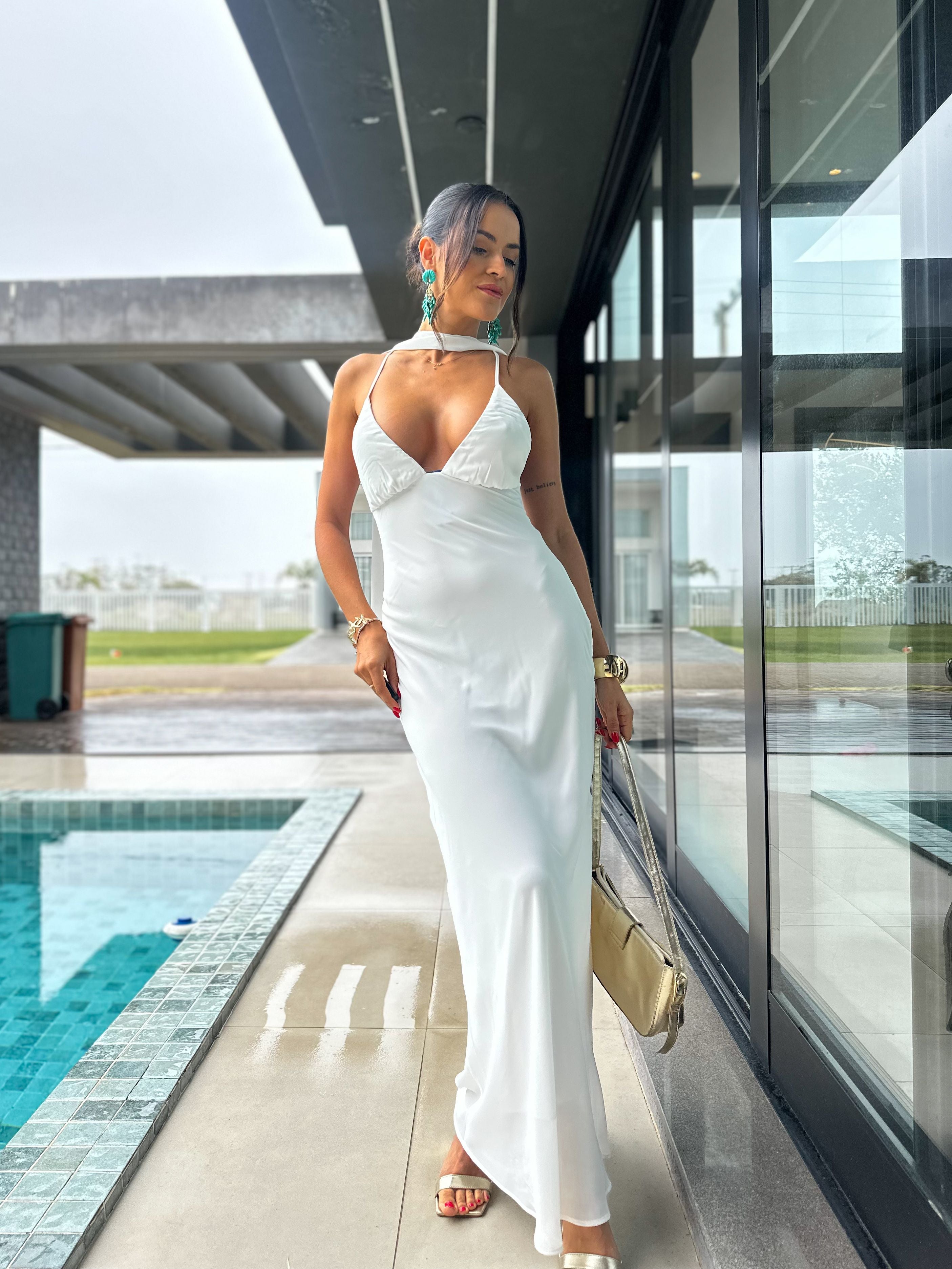 Vestido Midi Off Yara