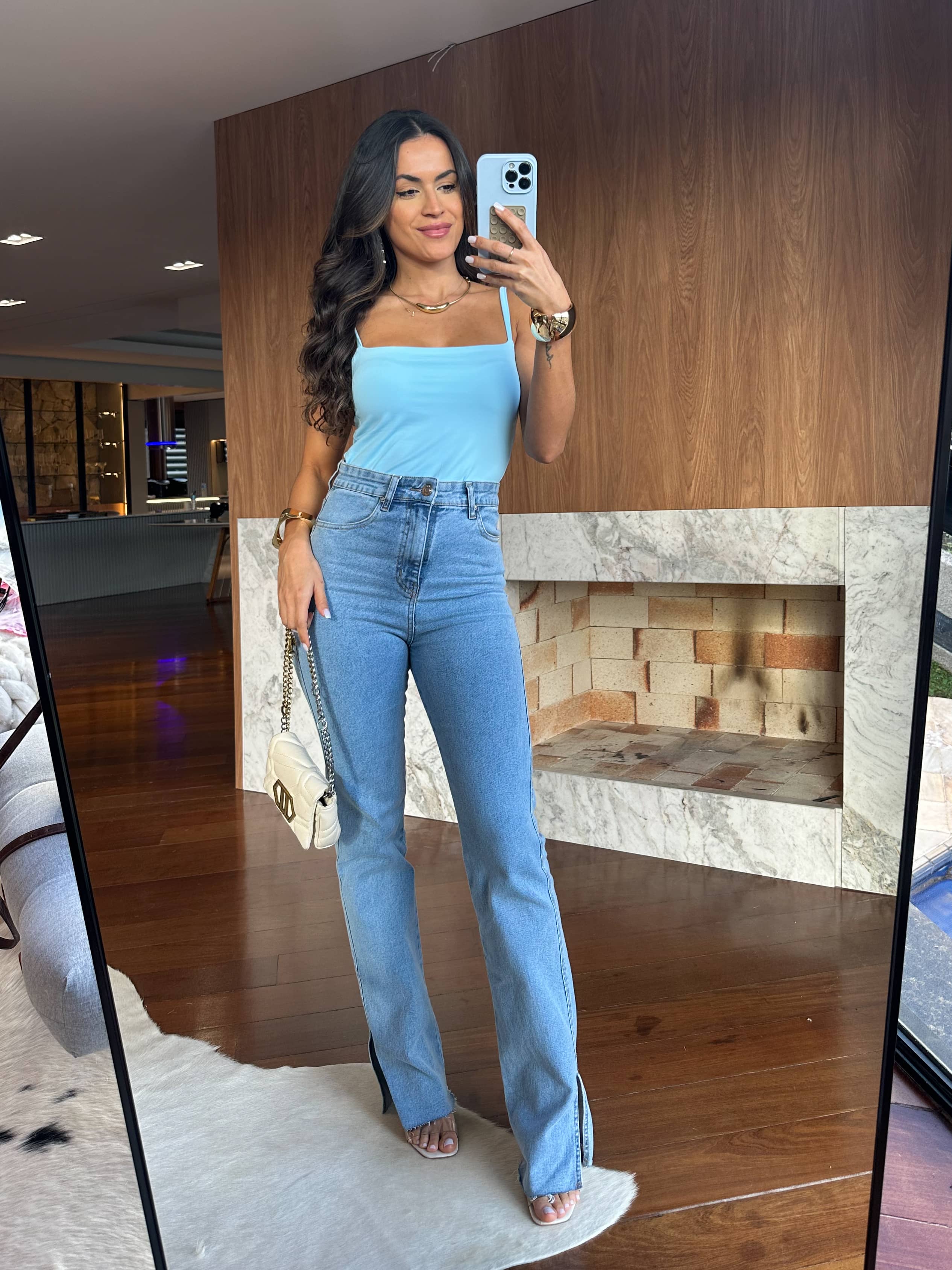 Blusa Azul Lucy