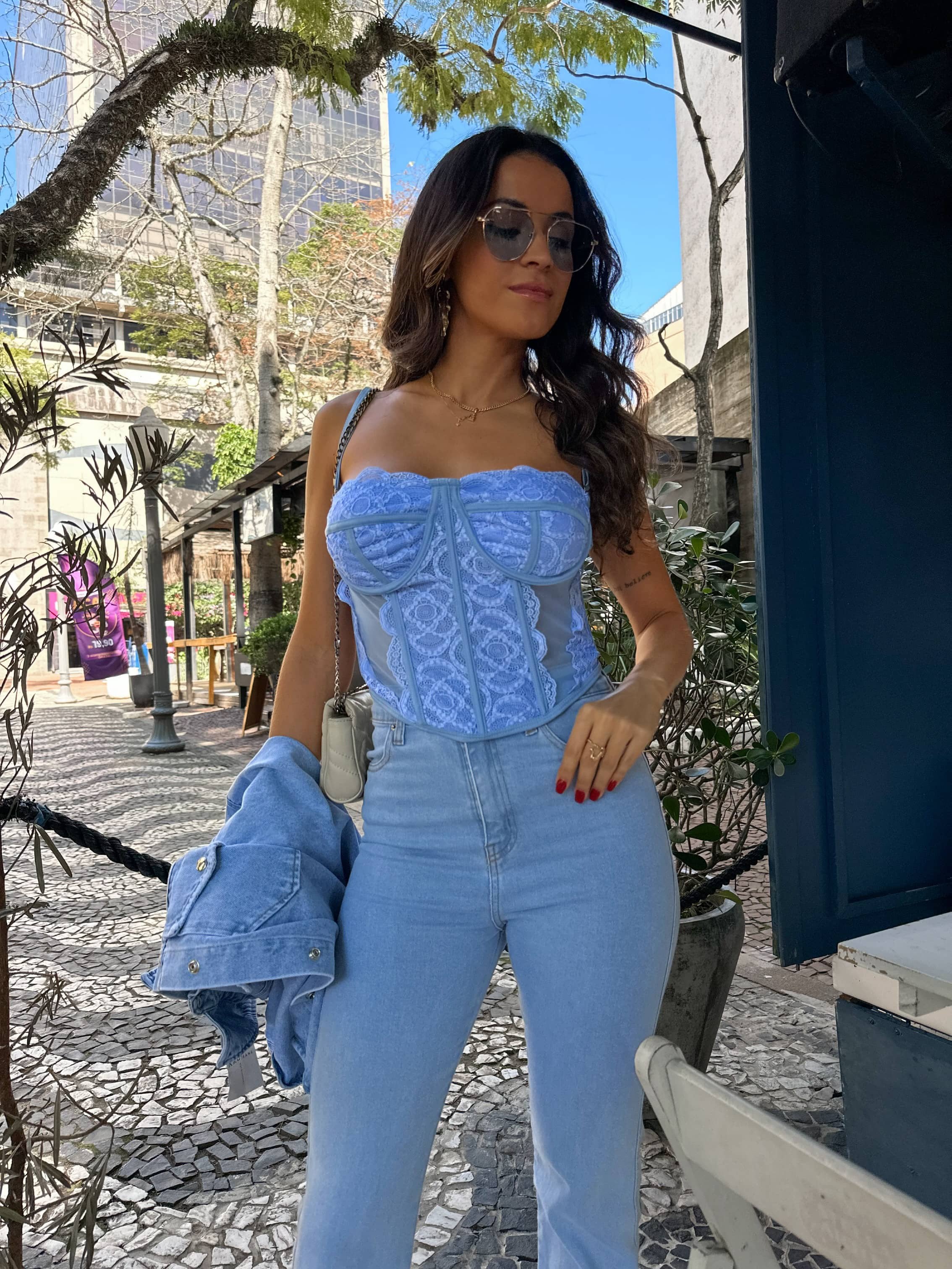 Corset Azul Cinder