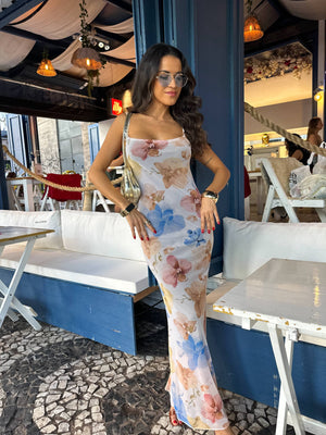 Vestido Midi em Tule Elie