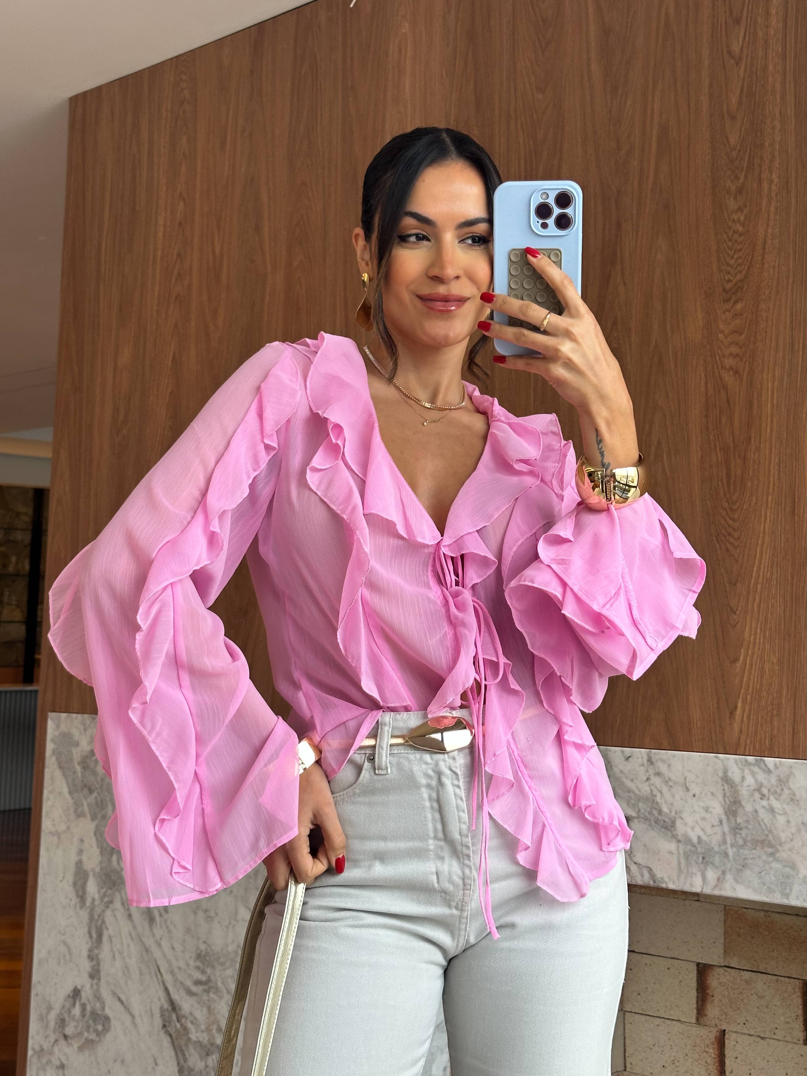 Blusa Rosa Parth