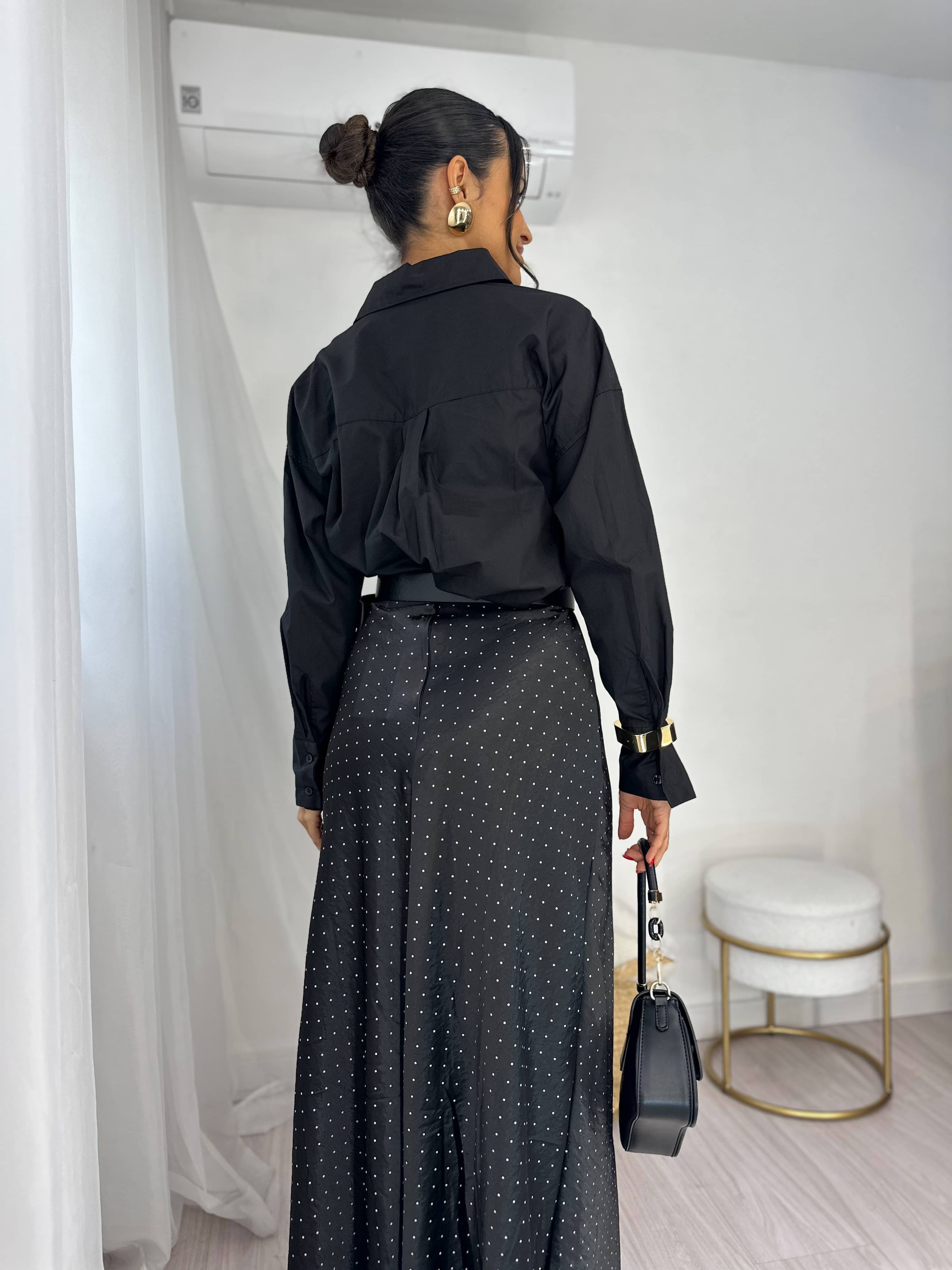 Camisa Alfaiataria Preta Volve