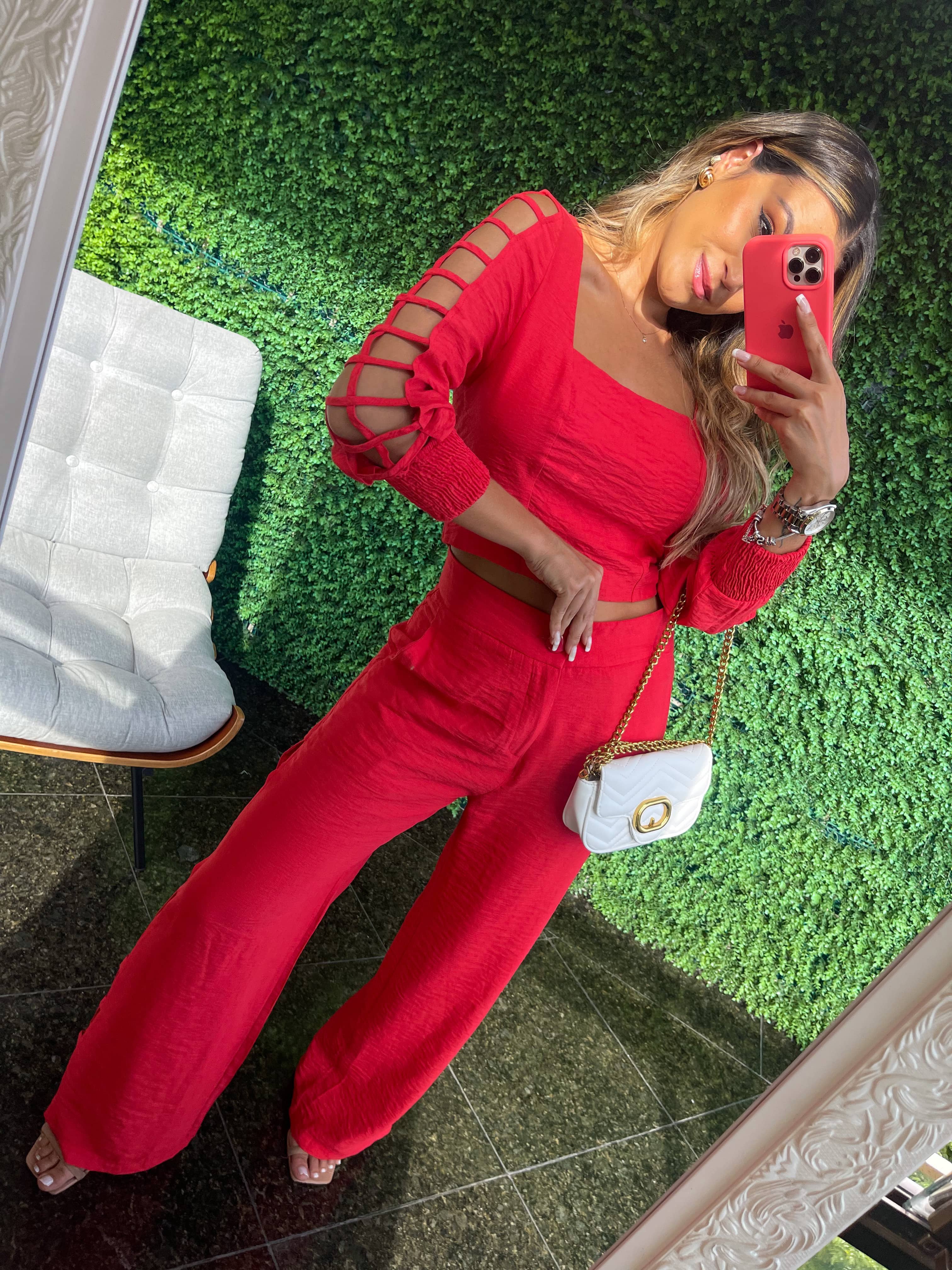 Cropped Alanna Vermelho