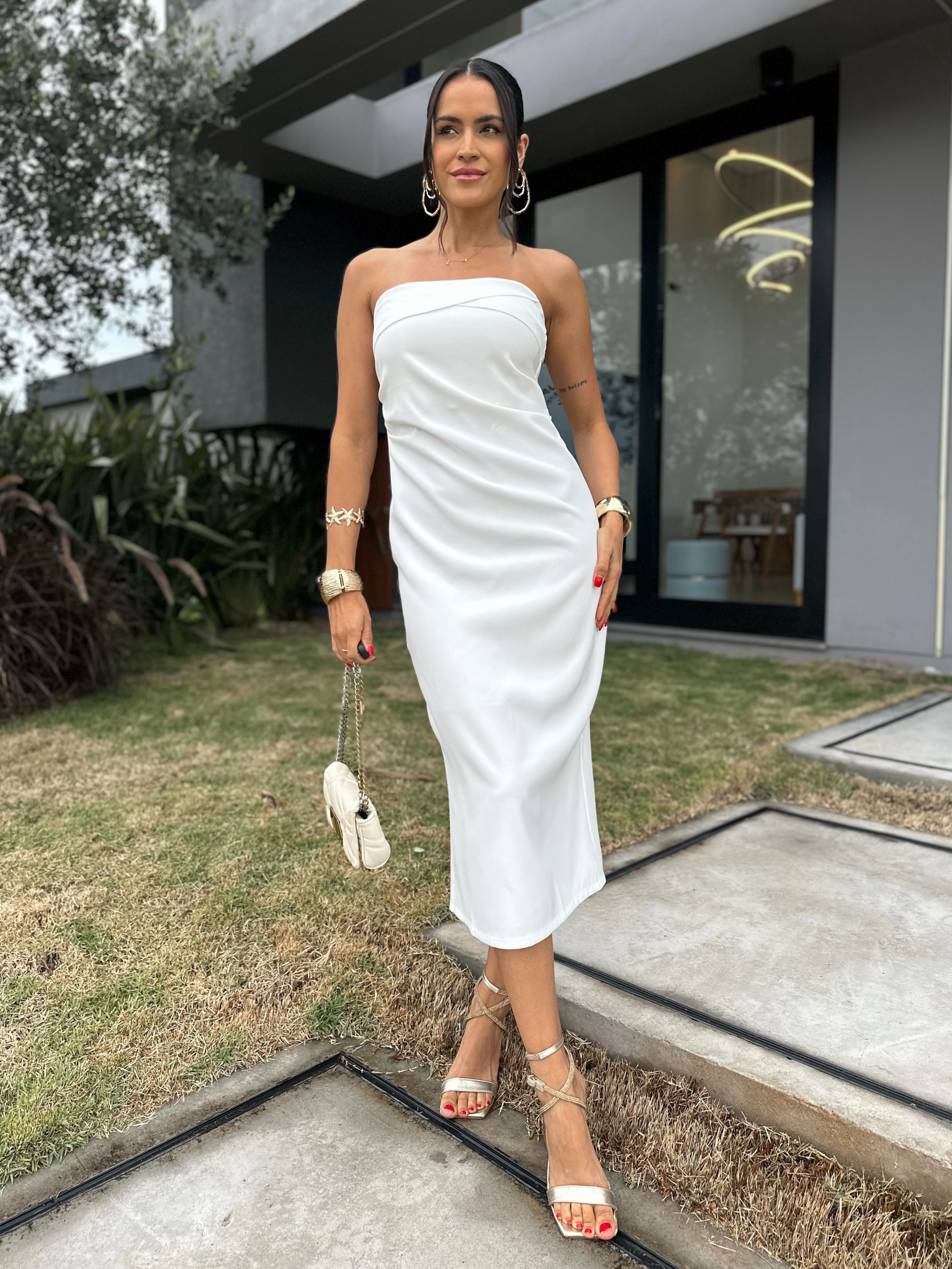 Vestido Midi Off Briana