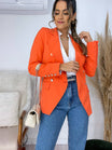 Blazer Inspiração Balmain Laranja