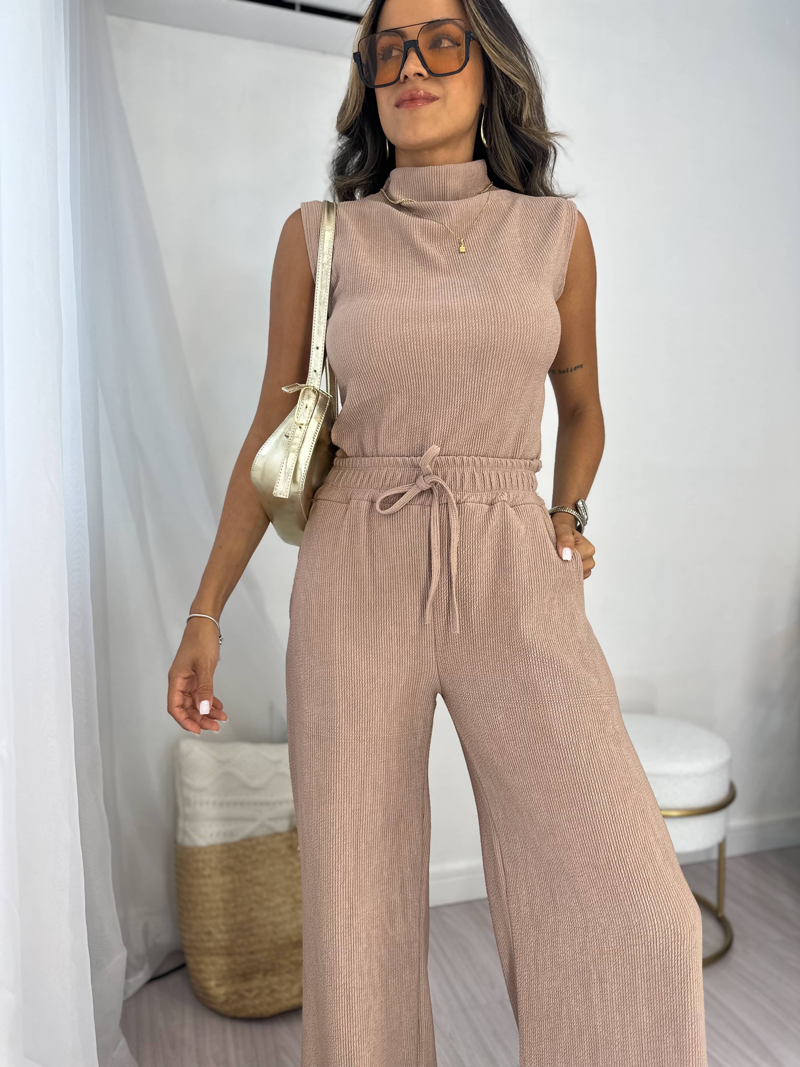 Conjunto Regata Nude Bella