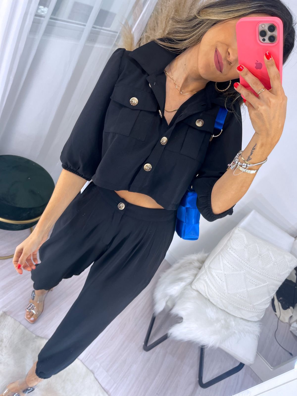 Camisa Betty Preta