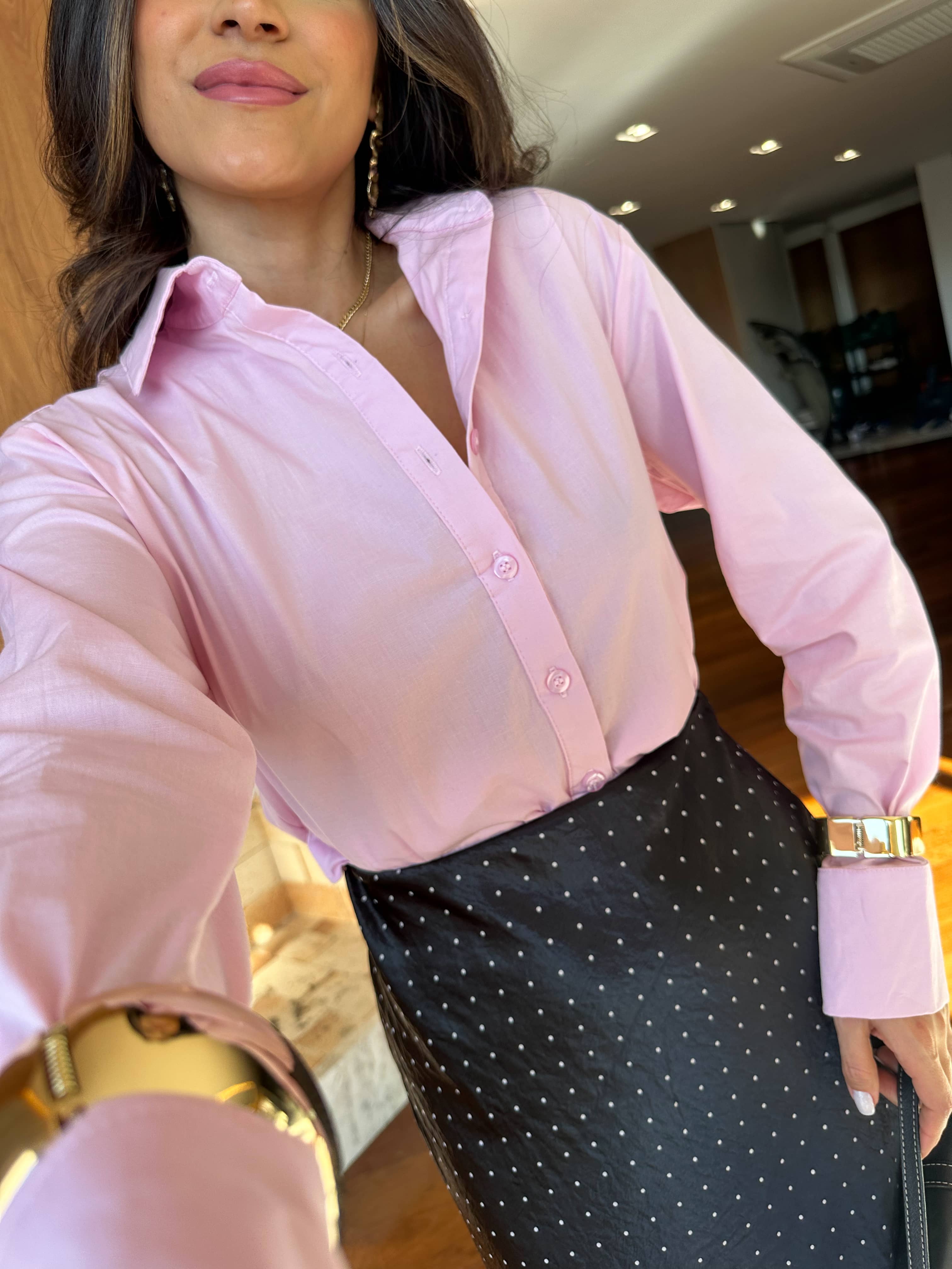 Camisa Rosa Valin
