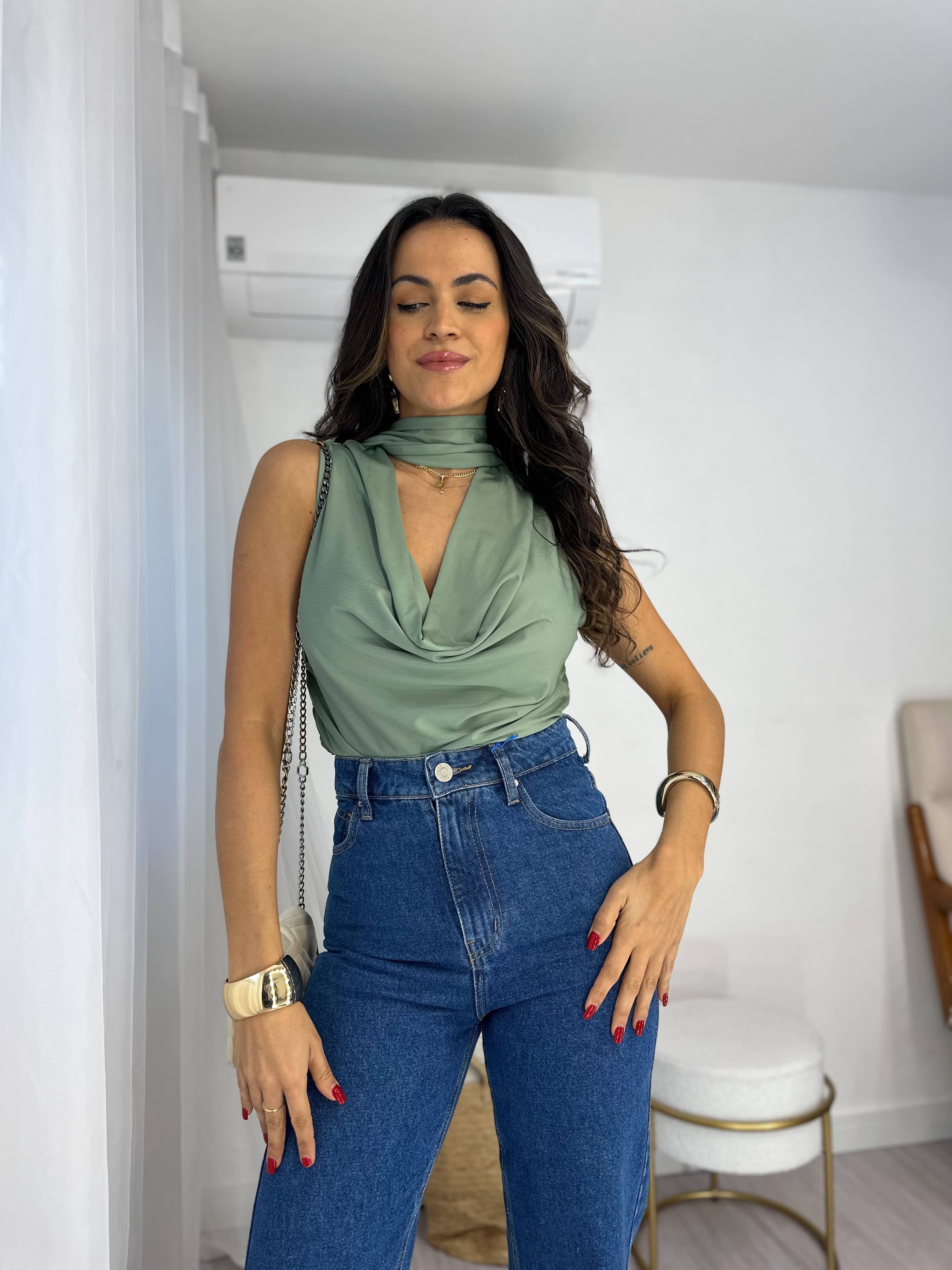 Blusa Verde Dawe