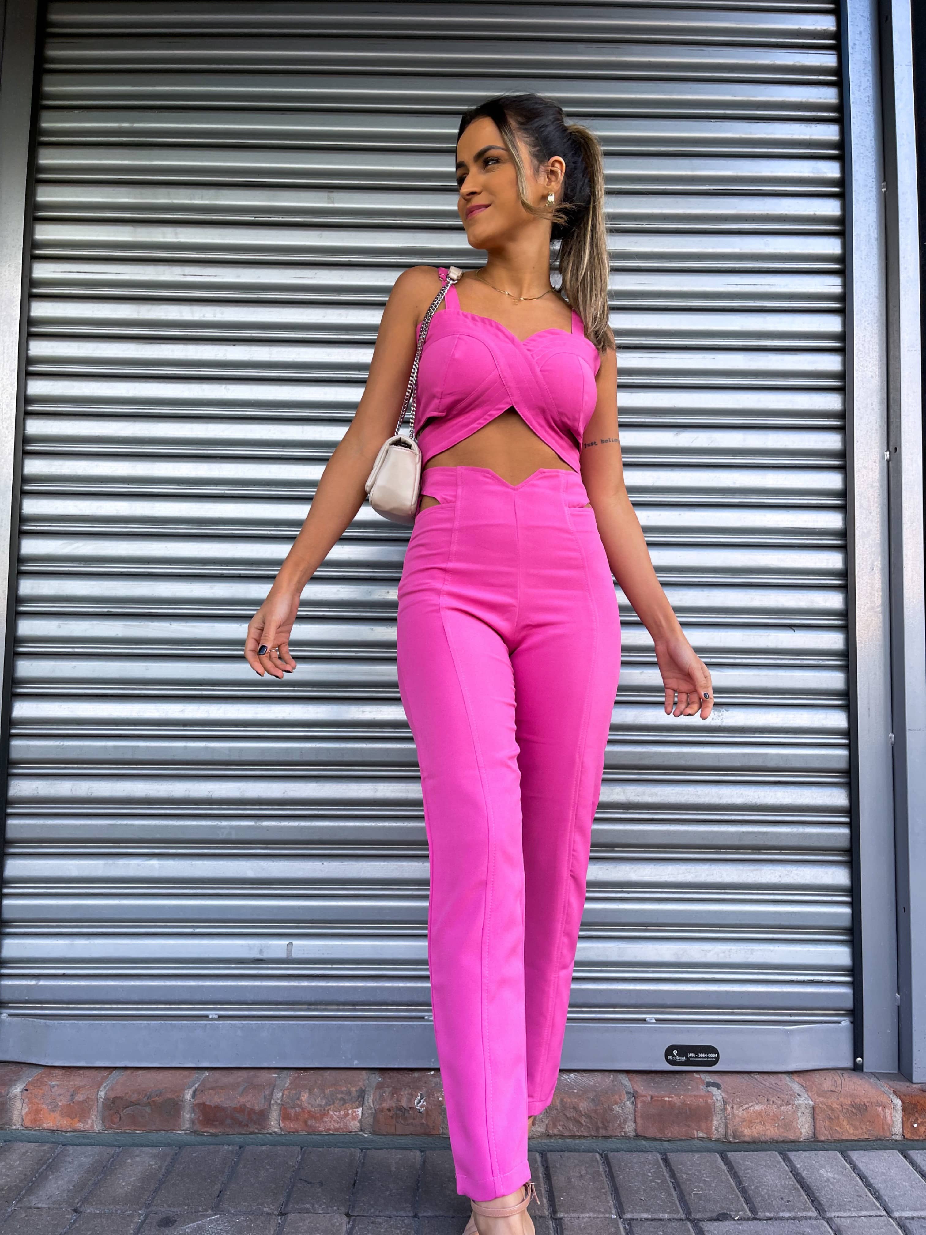 Cropped Elos Rosa