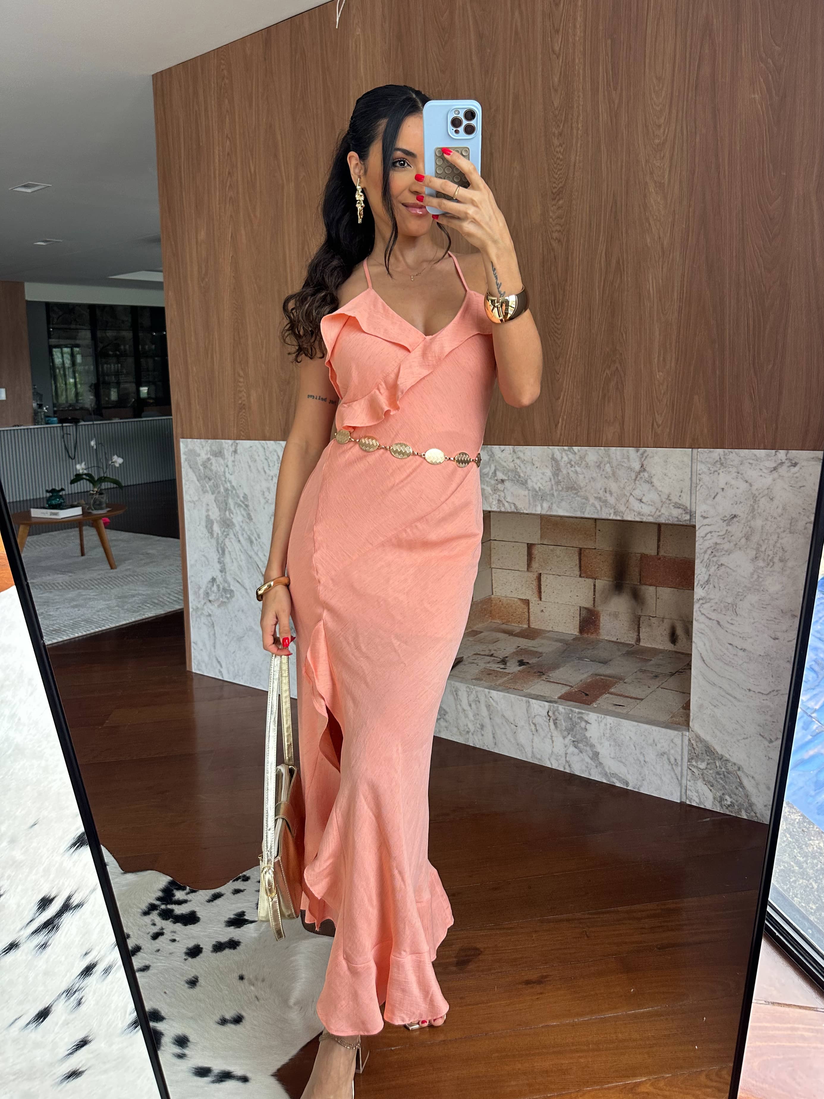 Vestido Midi Coral Maite