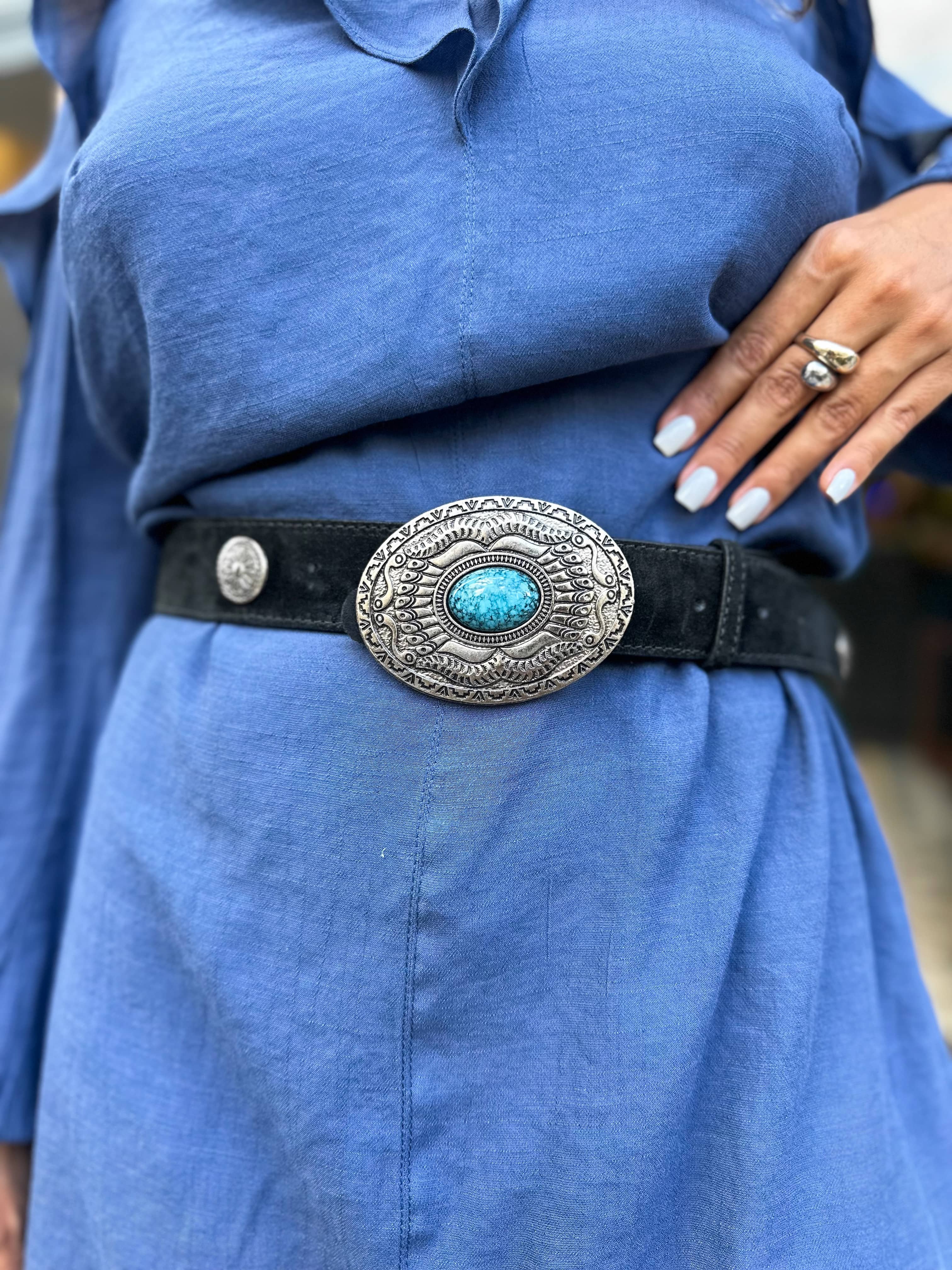 Vestido Boho Azul Ellye