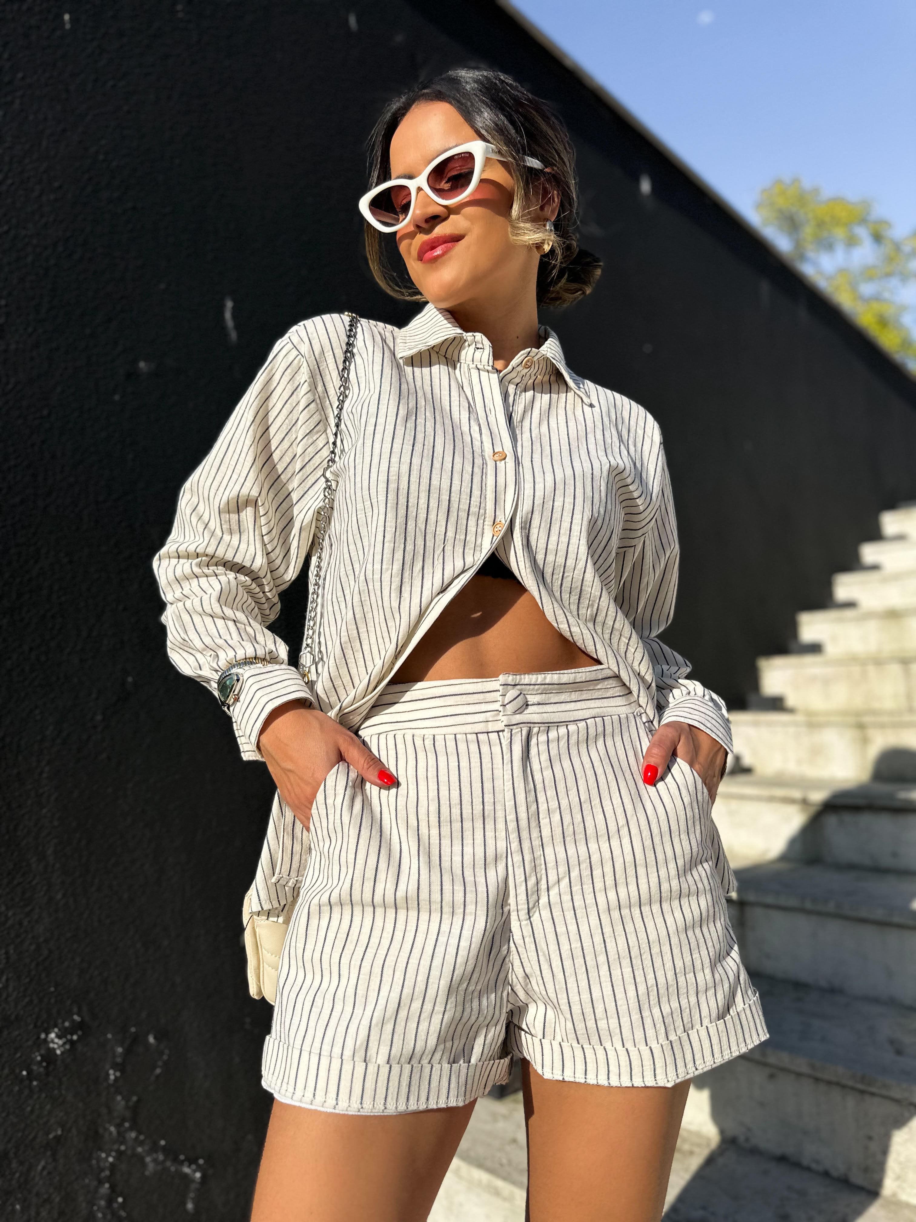 Camisa Linho Kalita