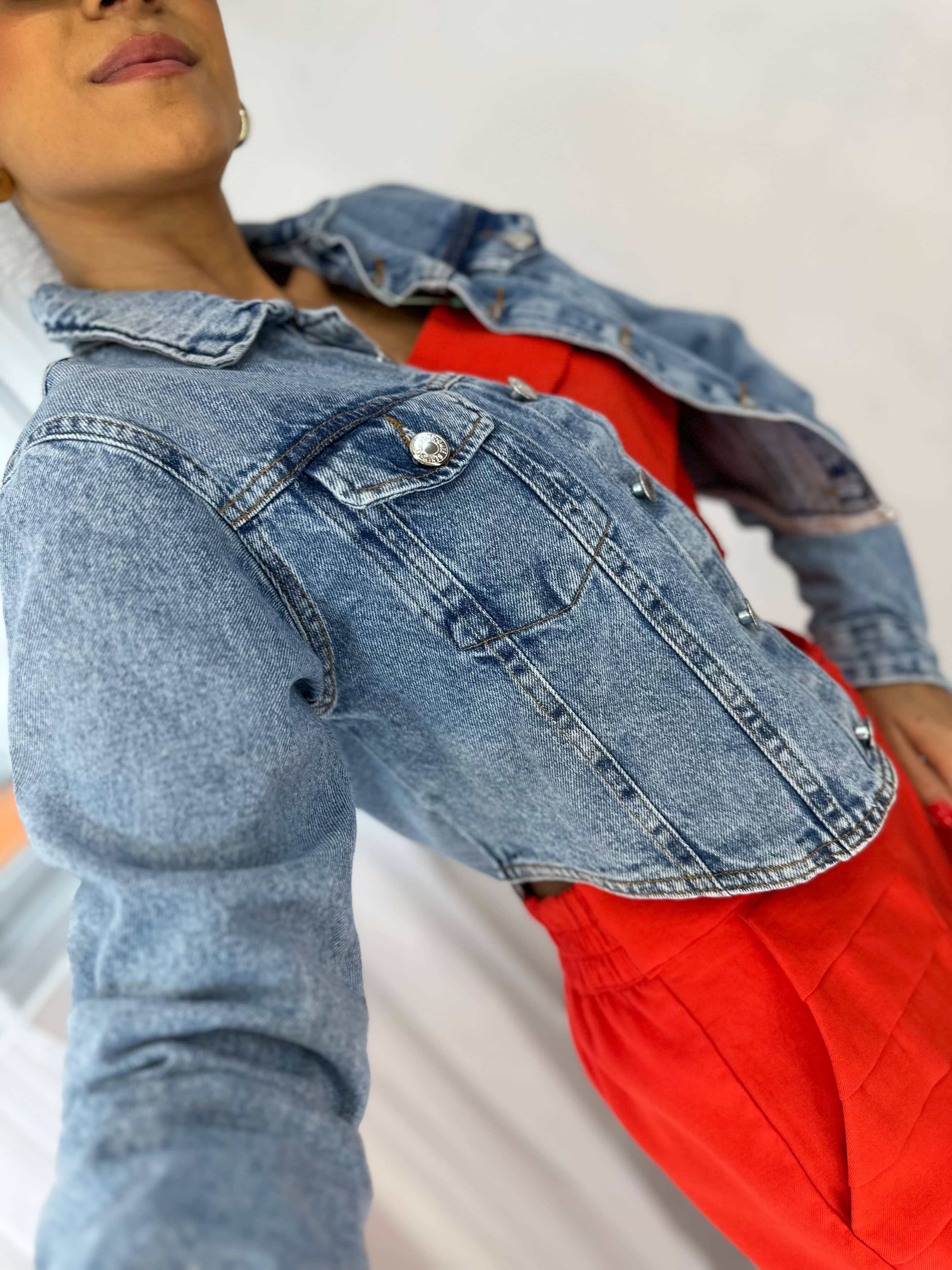 Jaqueta Jeans Karina