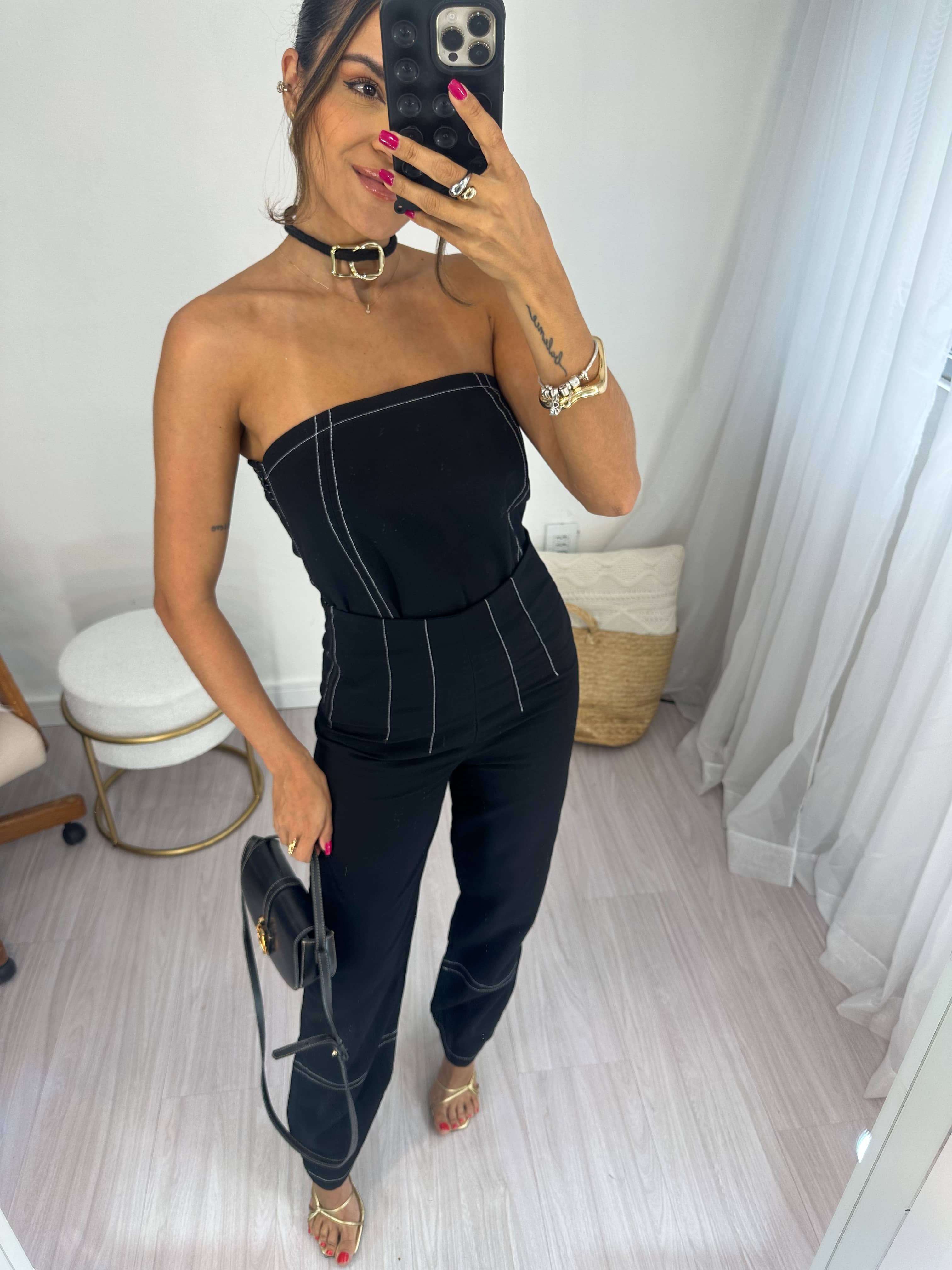 Blusa Preta Kayna