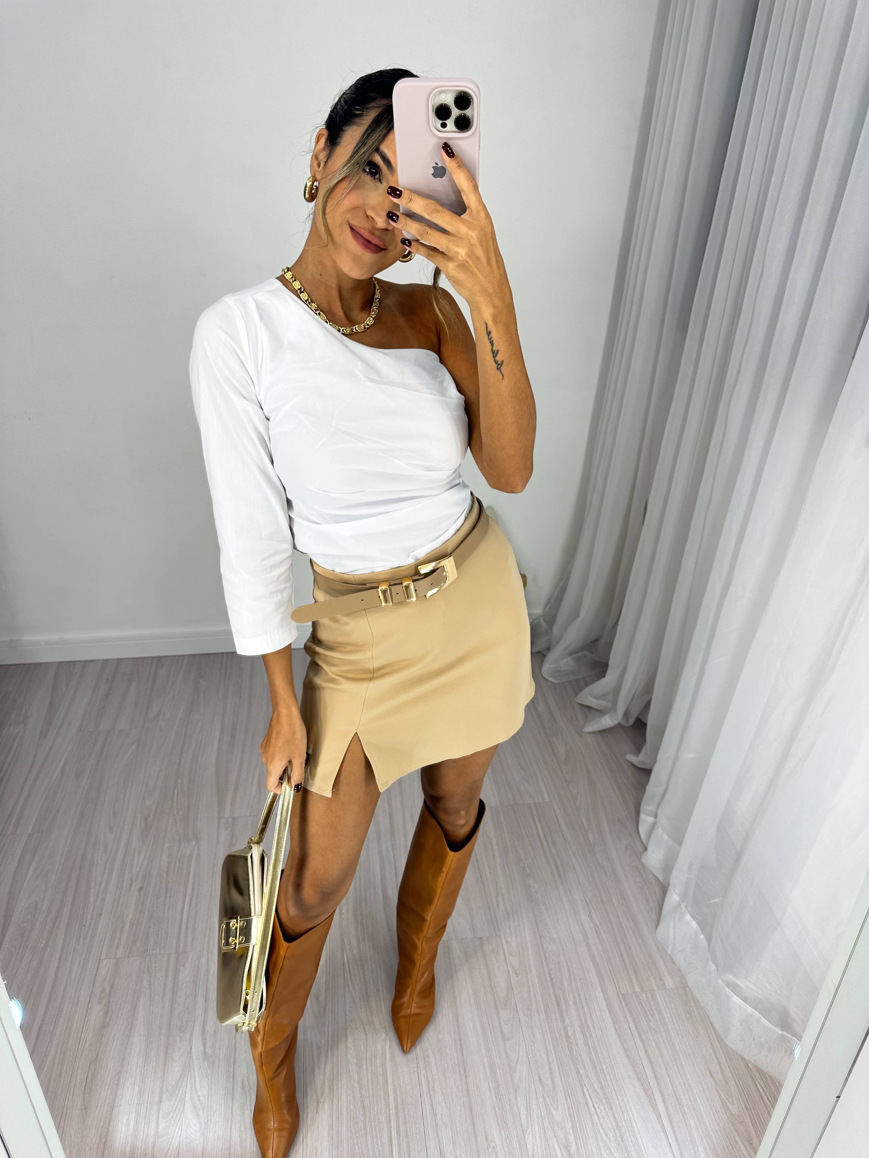 Blusa Branca Laurin