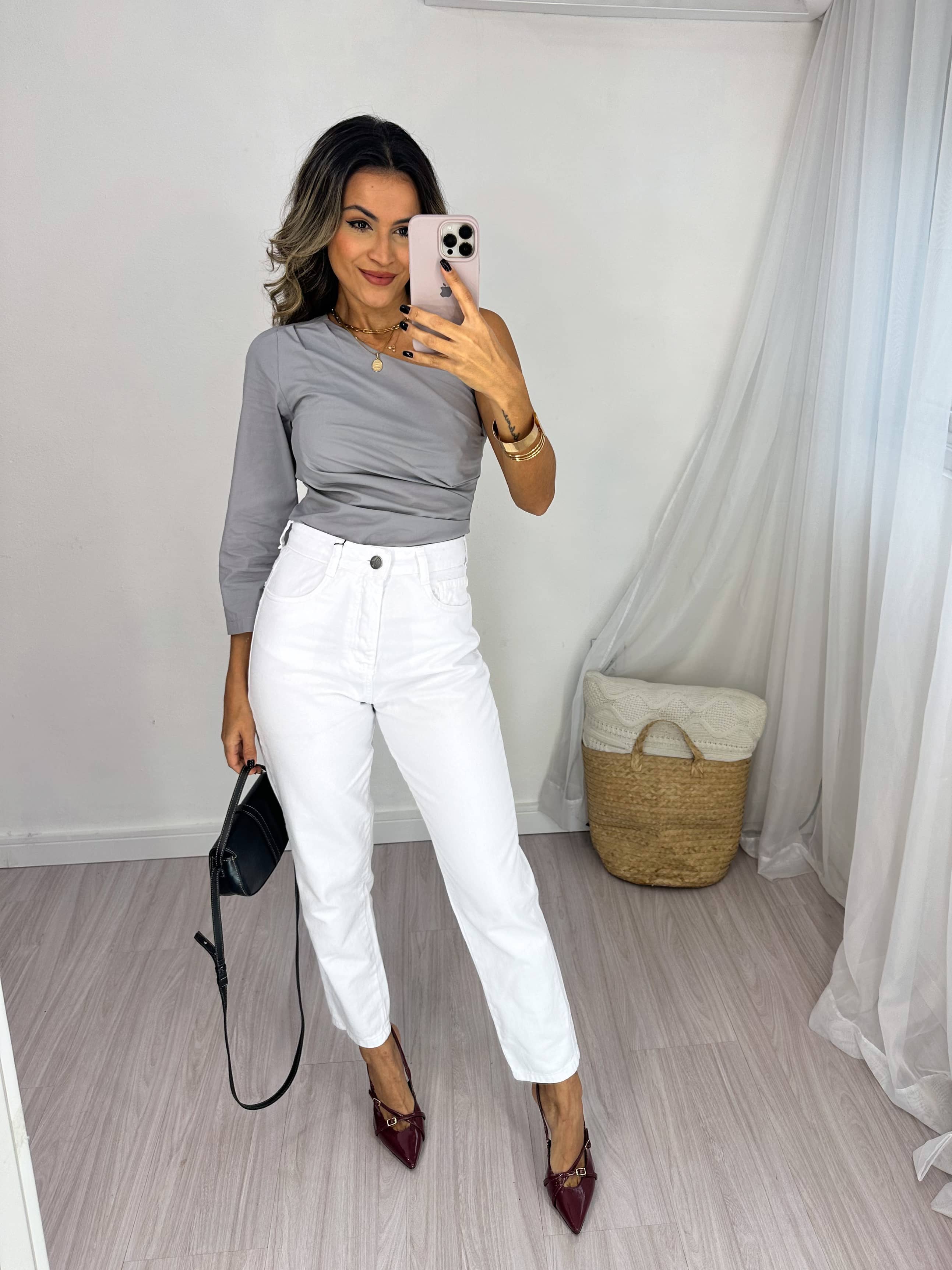 Blusa Cinza Laurin