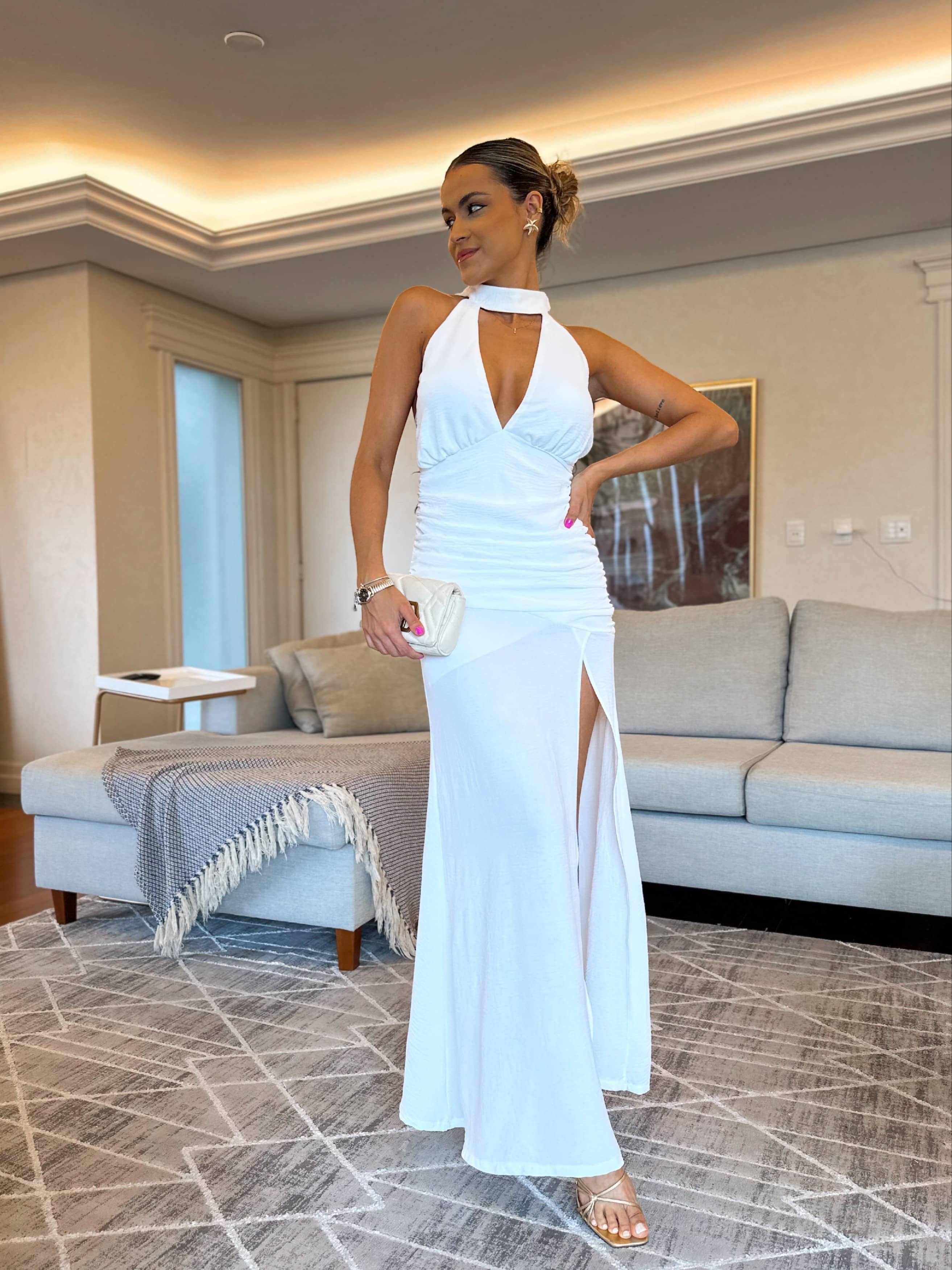 Vestido Longo Off Lorena