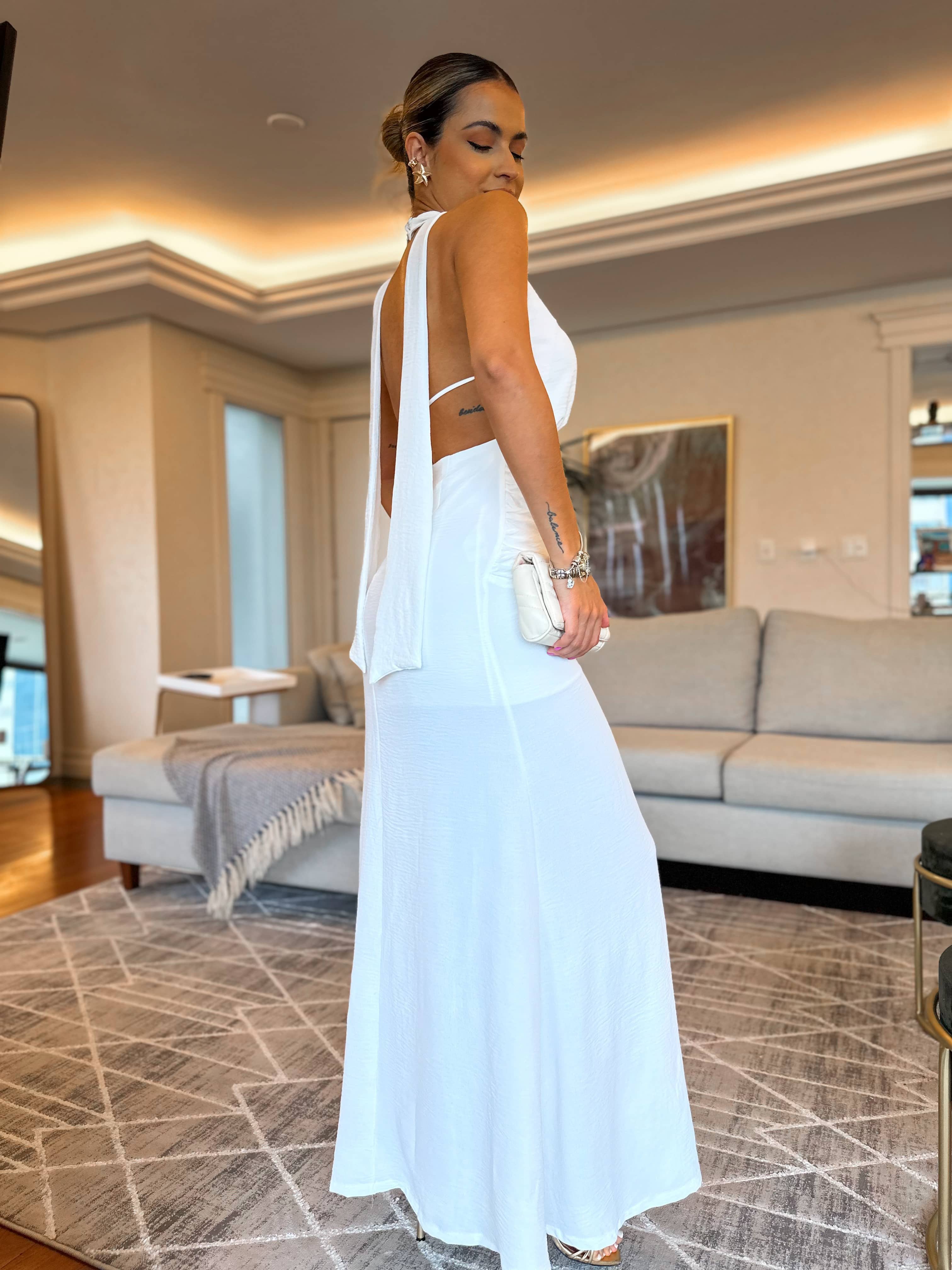Vestido Longo Off Lorena