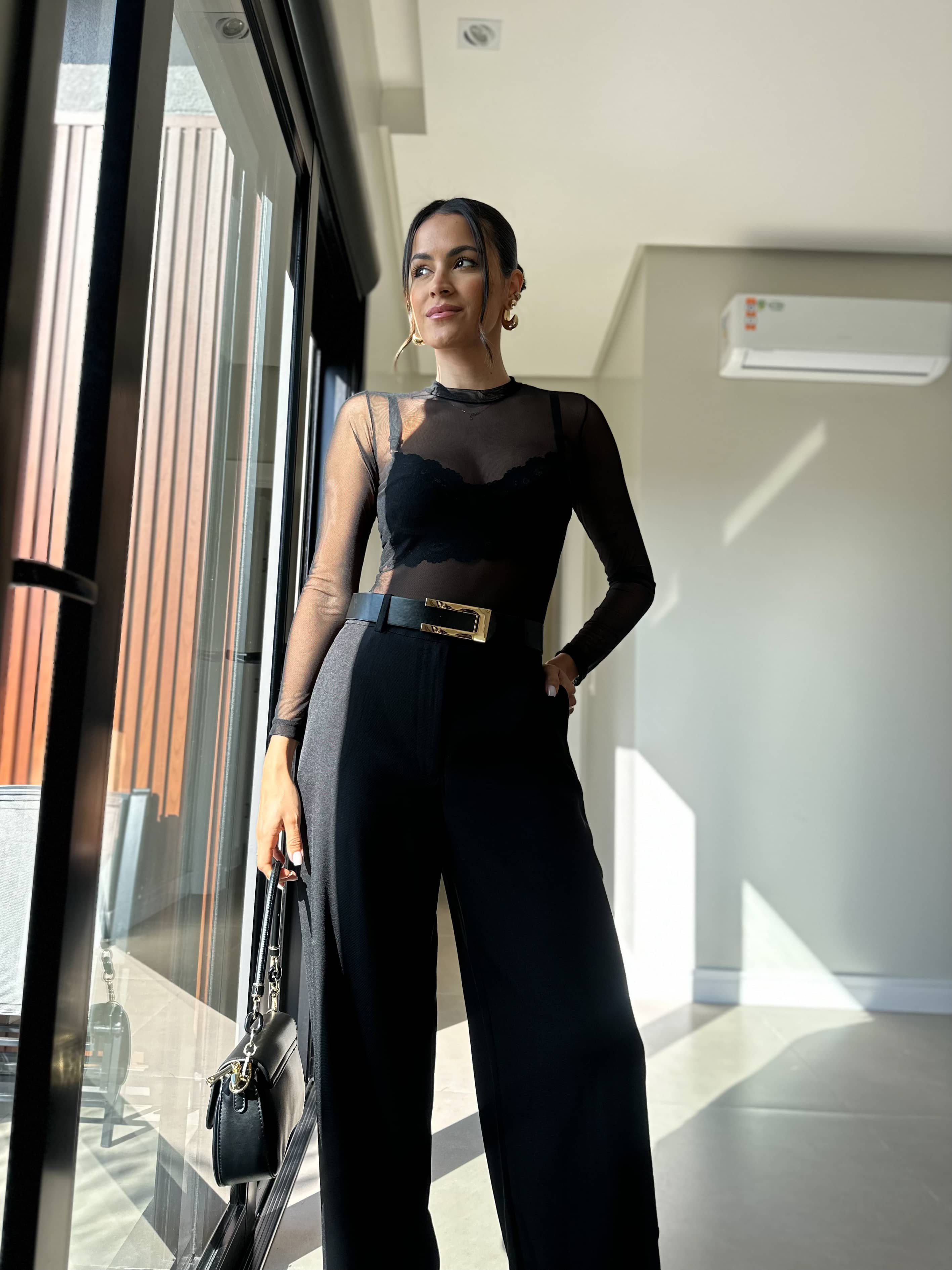 Conjunto Alfaiataria Preto Lyna