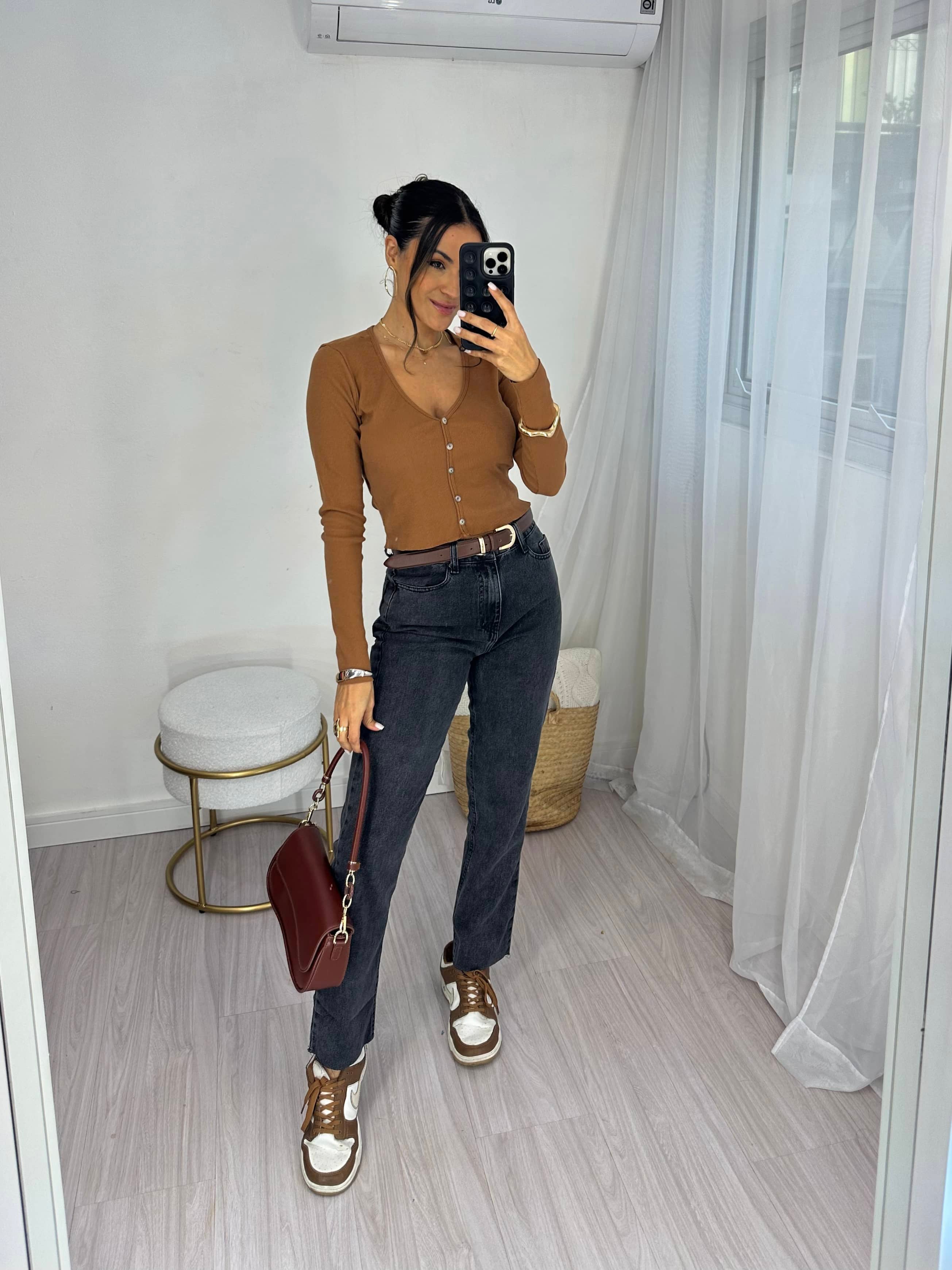 Blusa Marrom Lyra