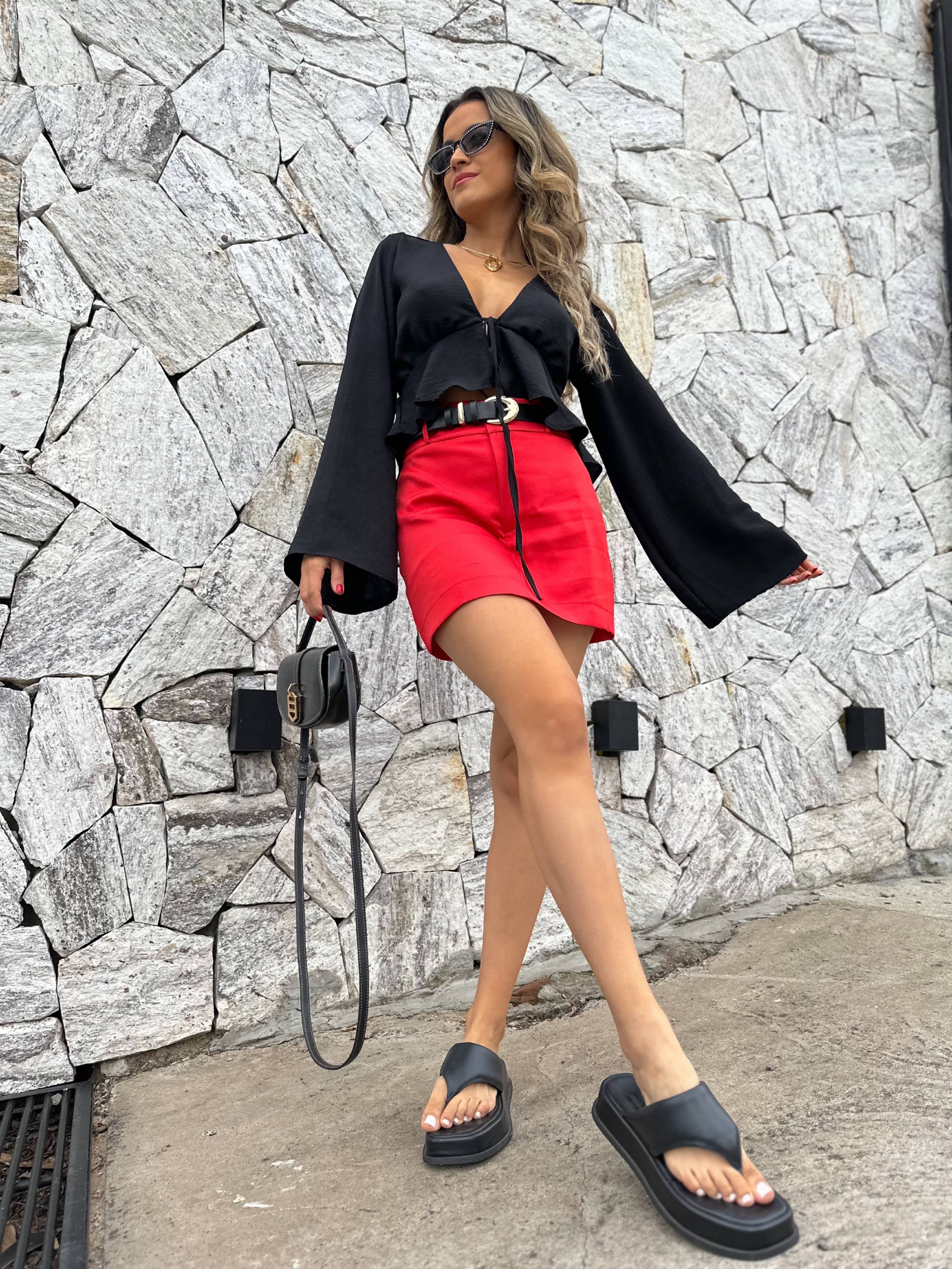 Blusa Preta Rosalia
