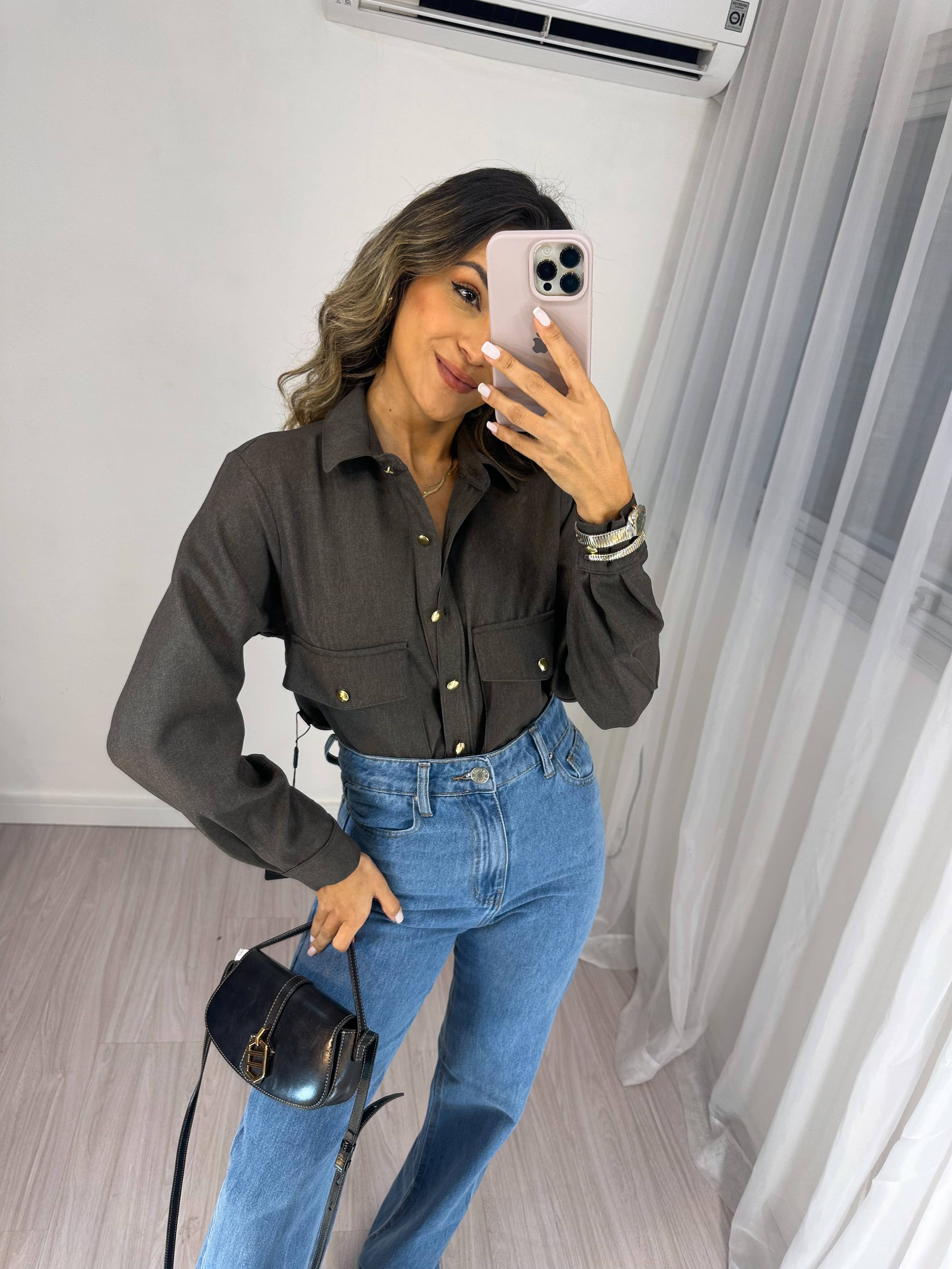 Camisa Cinza Mavem