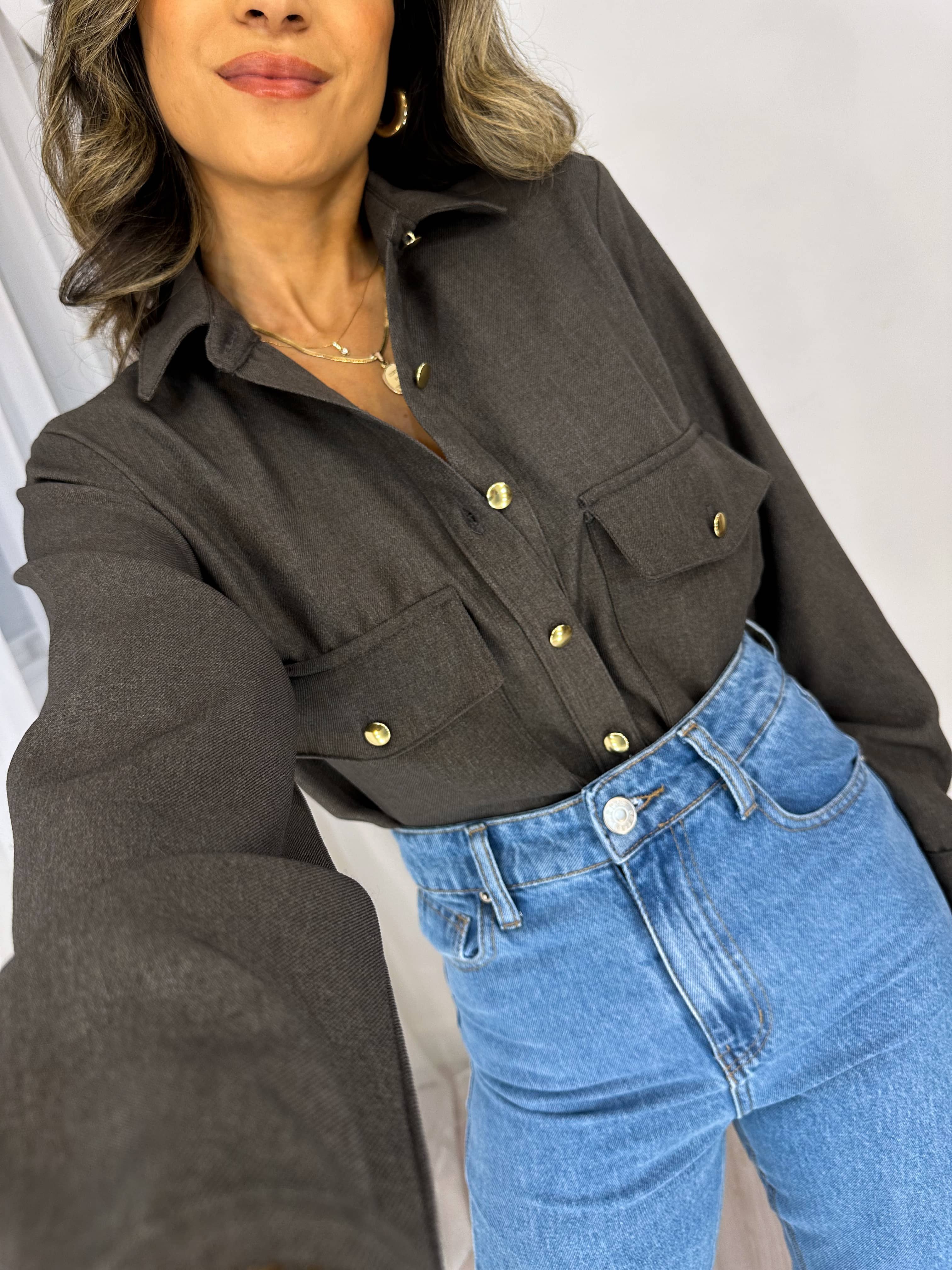 Camisa Cinza Mavem