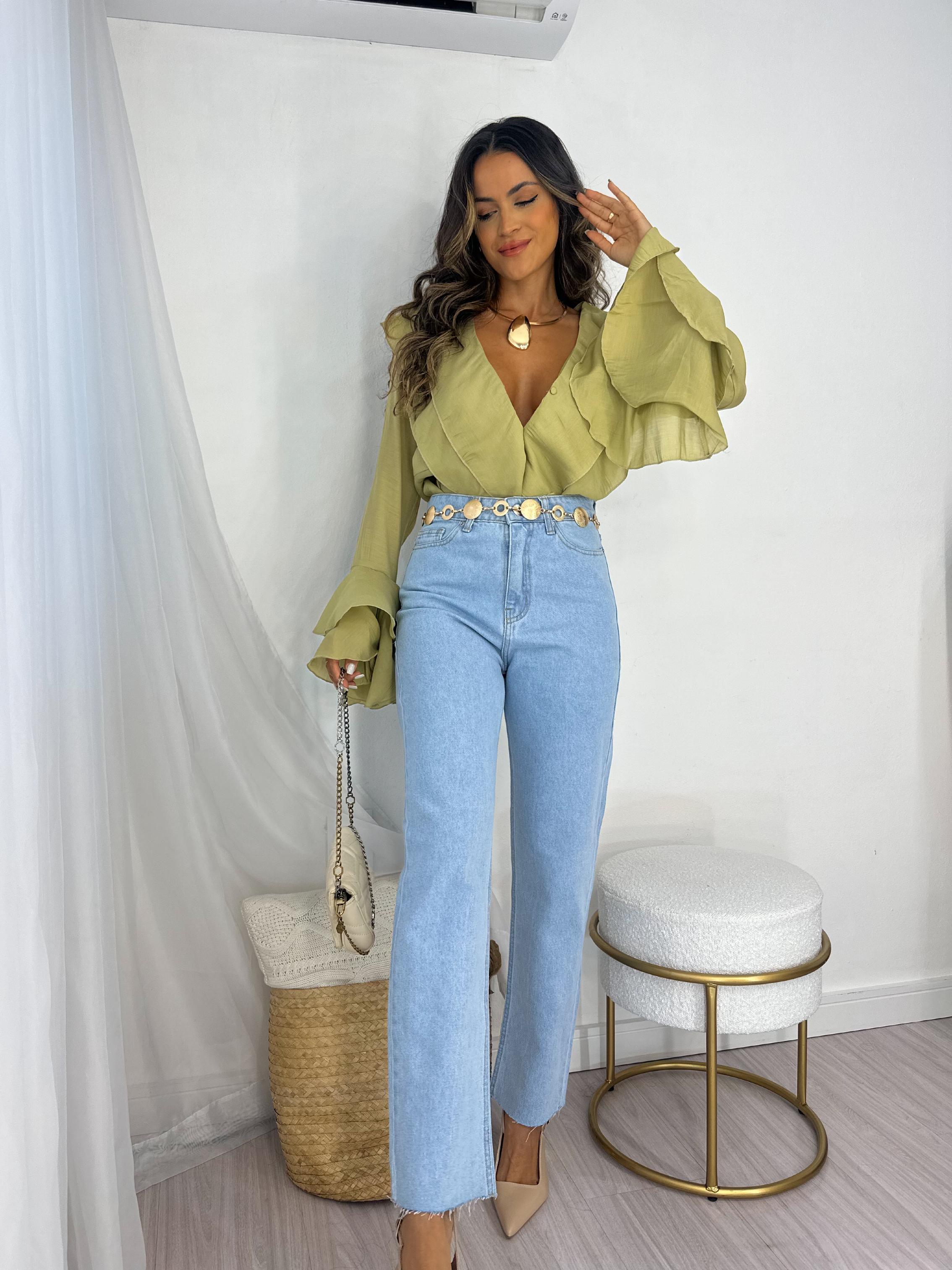 Calça Jeans Reta Mily Clara
