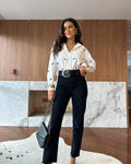 Calça Jeans Reta Mily Preta