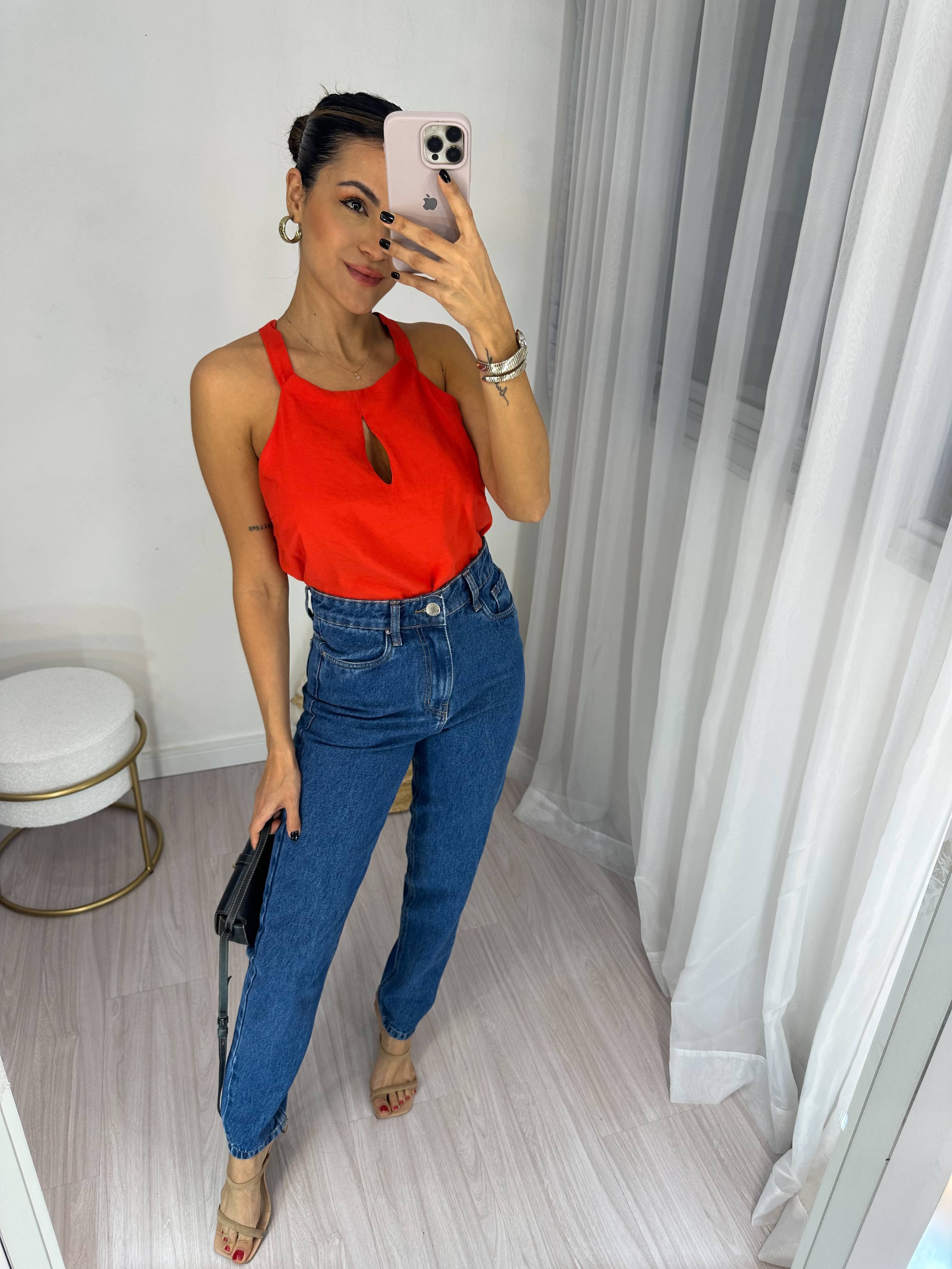 Blusa Vermelha Naty