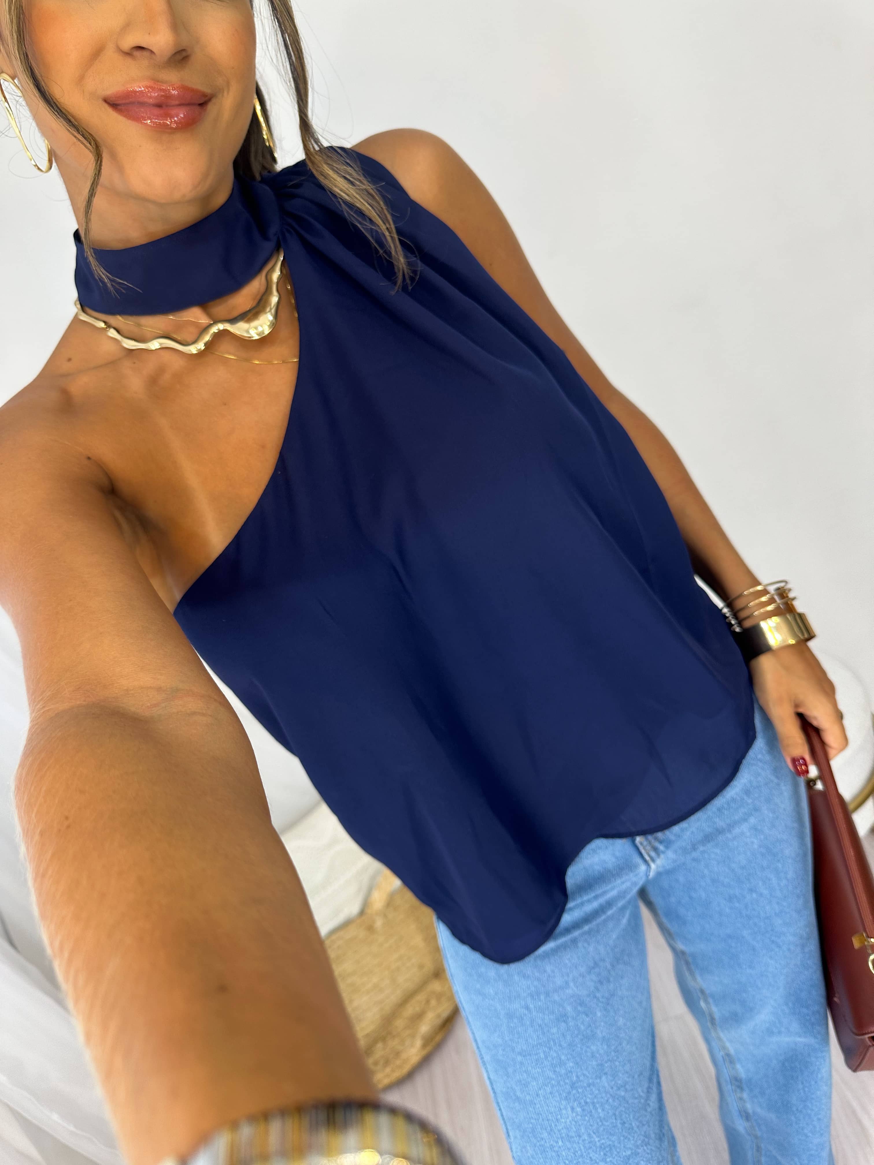Blusa Azul Rubya