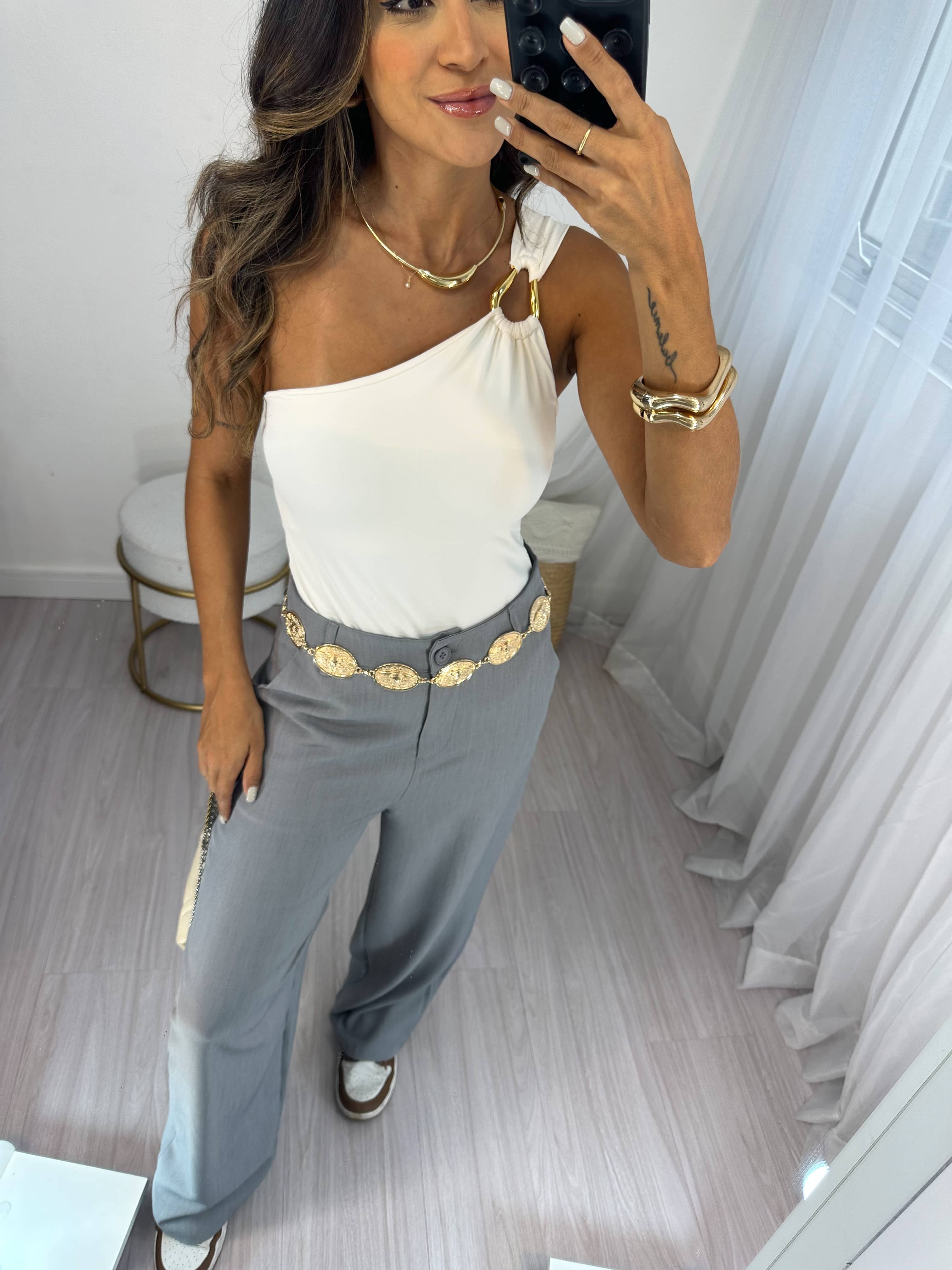 Conjunto Alfaiataria Cinza Martin