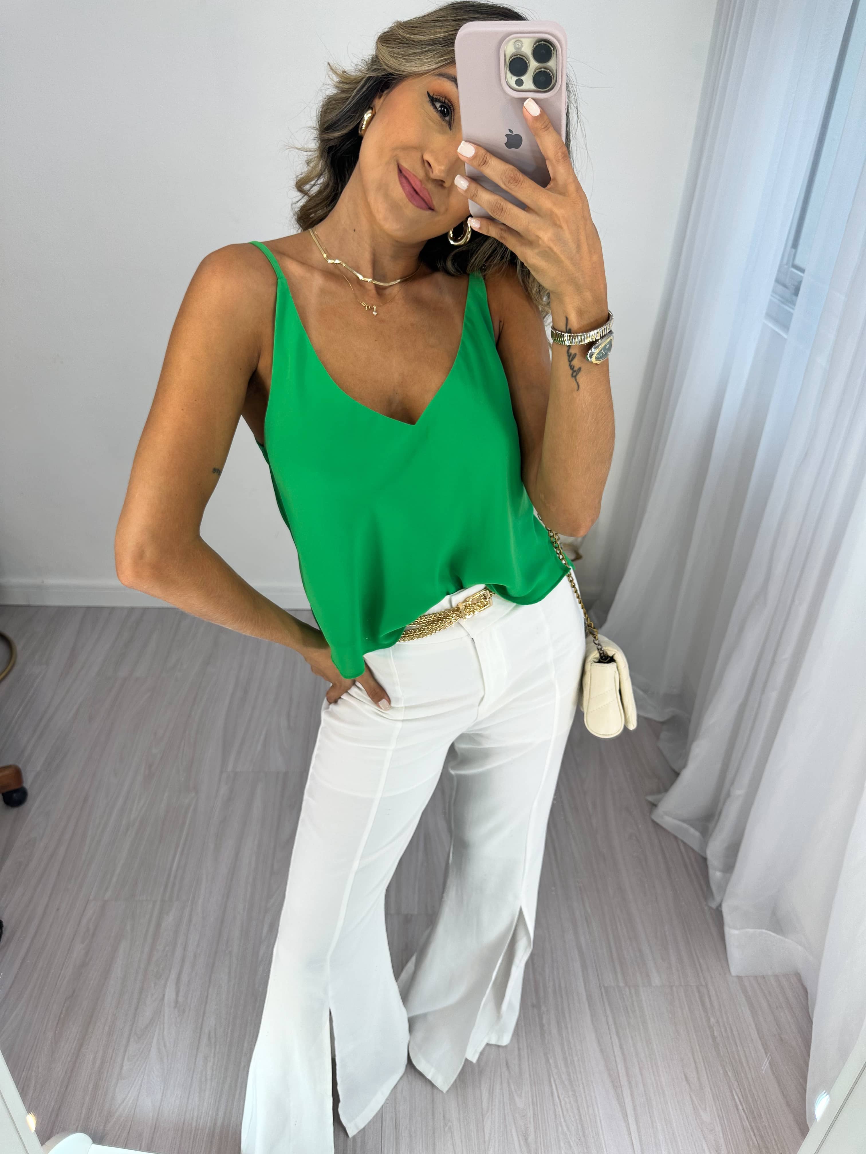Blusa Verde Suelen