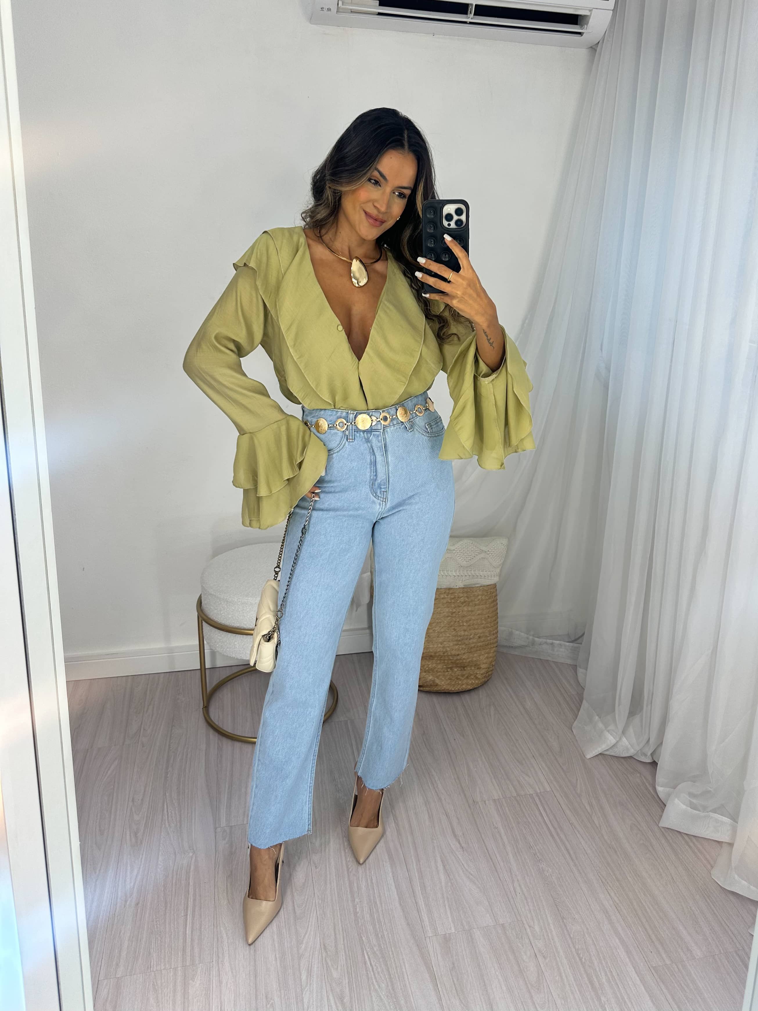 Blusa Verde Suzan
