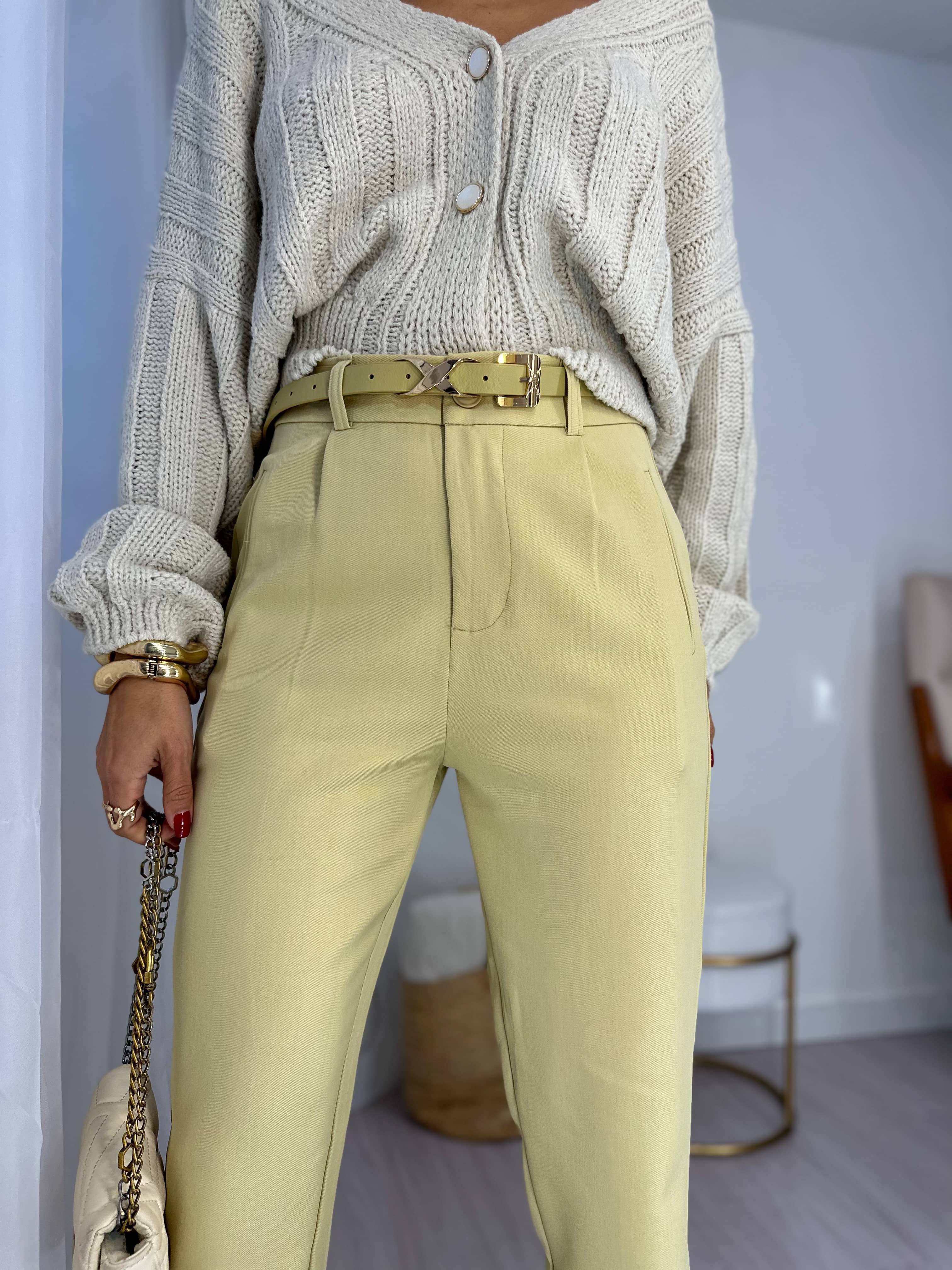 Calça Alfaiataria Zhara Verde