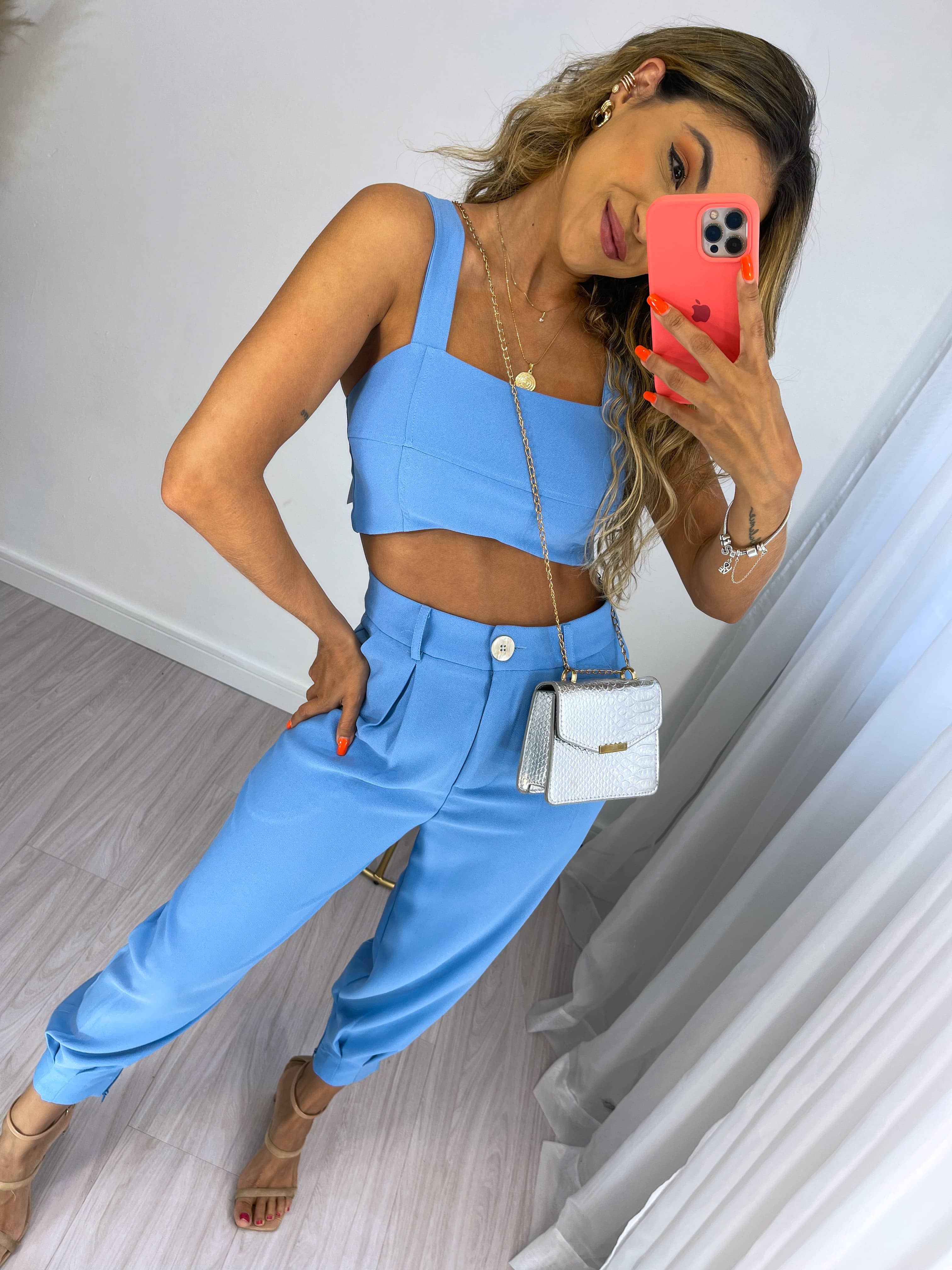 Cropped Zicatela Azul