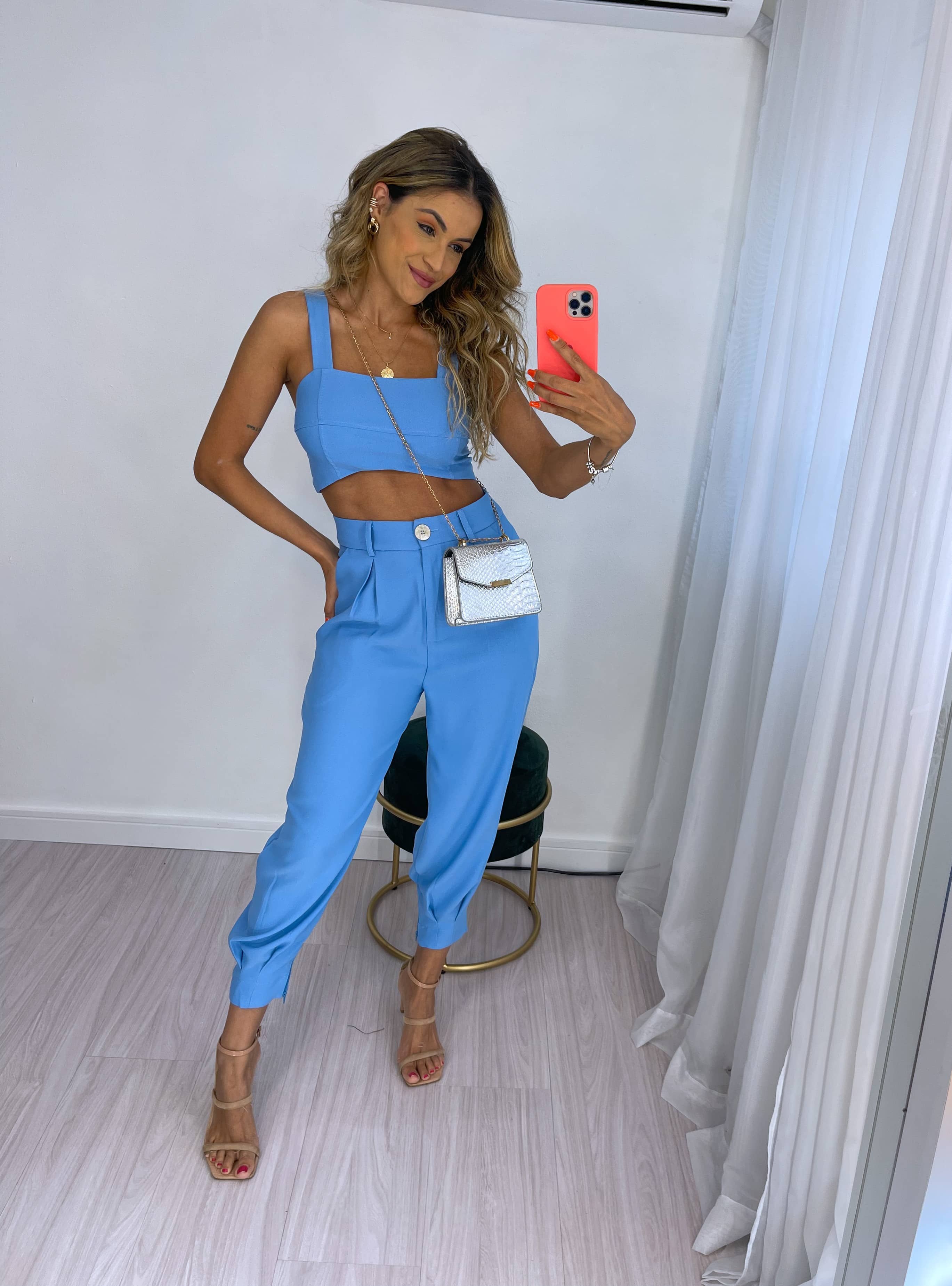 Cropped Zicatela Azul